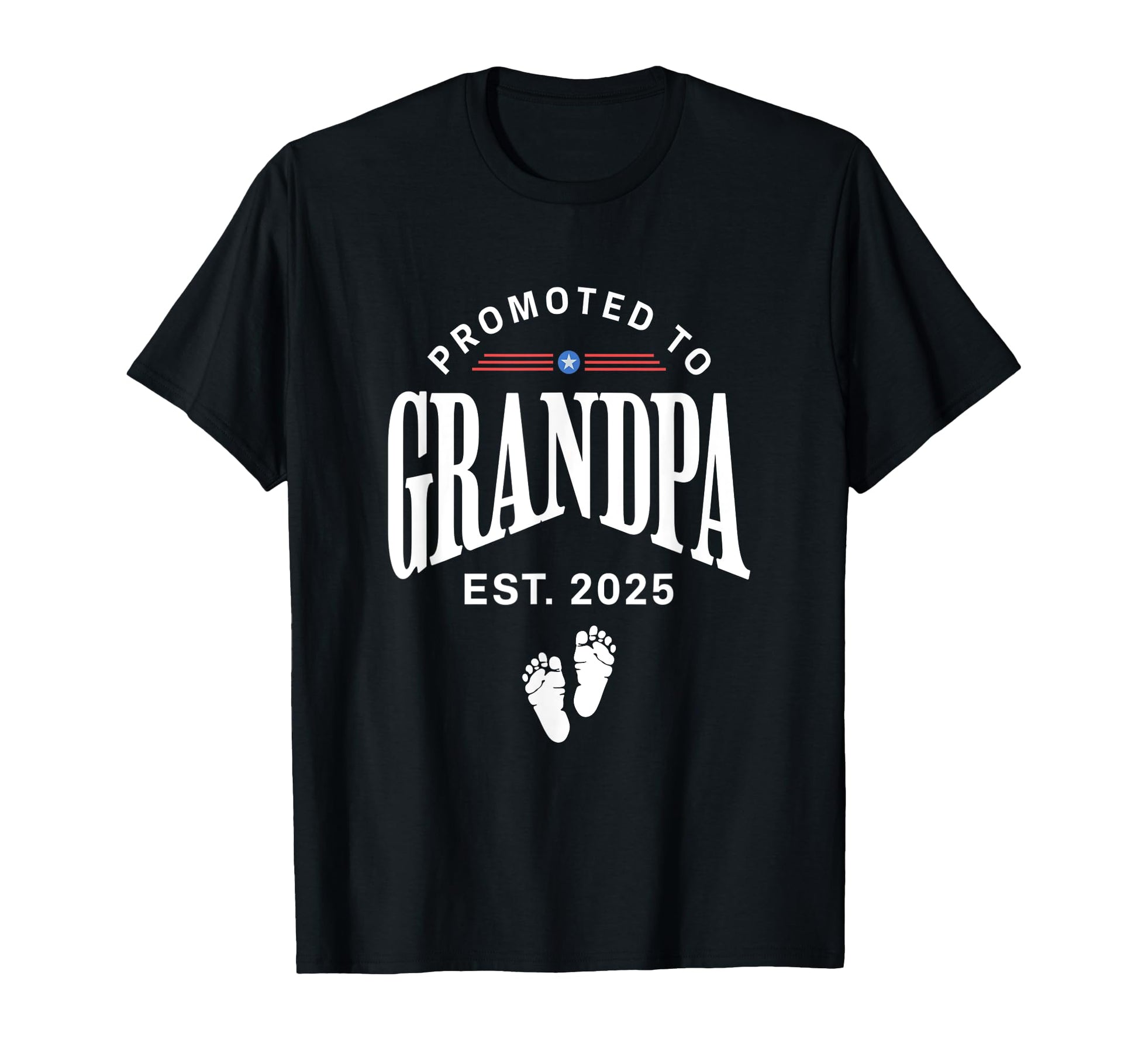 Promoted To Grandpa Est 2025 Apparels Sweatshirt - Graphic Print for Adults - T-Shirt, Sweatshirt, Hoodie