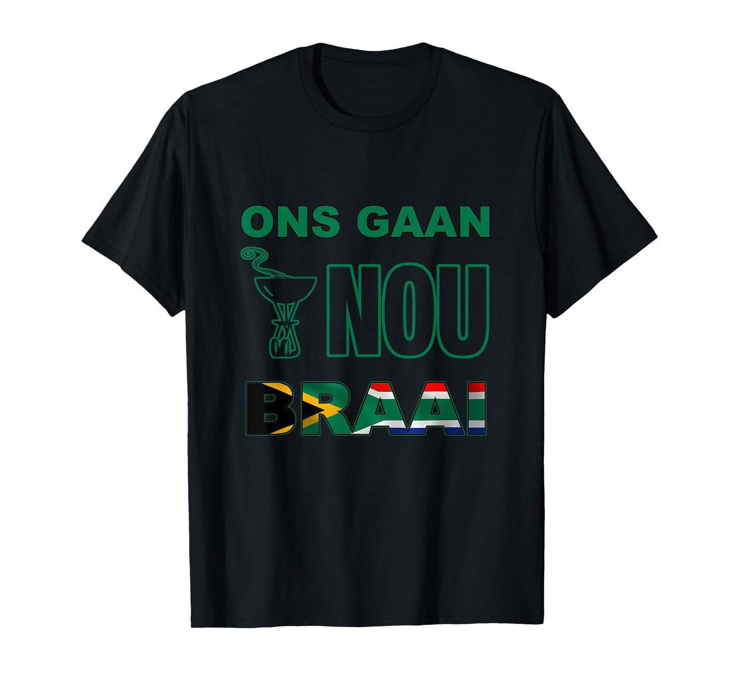 Funny South African Braai Rugby Fan T-Shirt - Minimalist Print Men Women - T-Shirt, Sweatshirt, Hoodie
