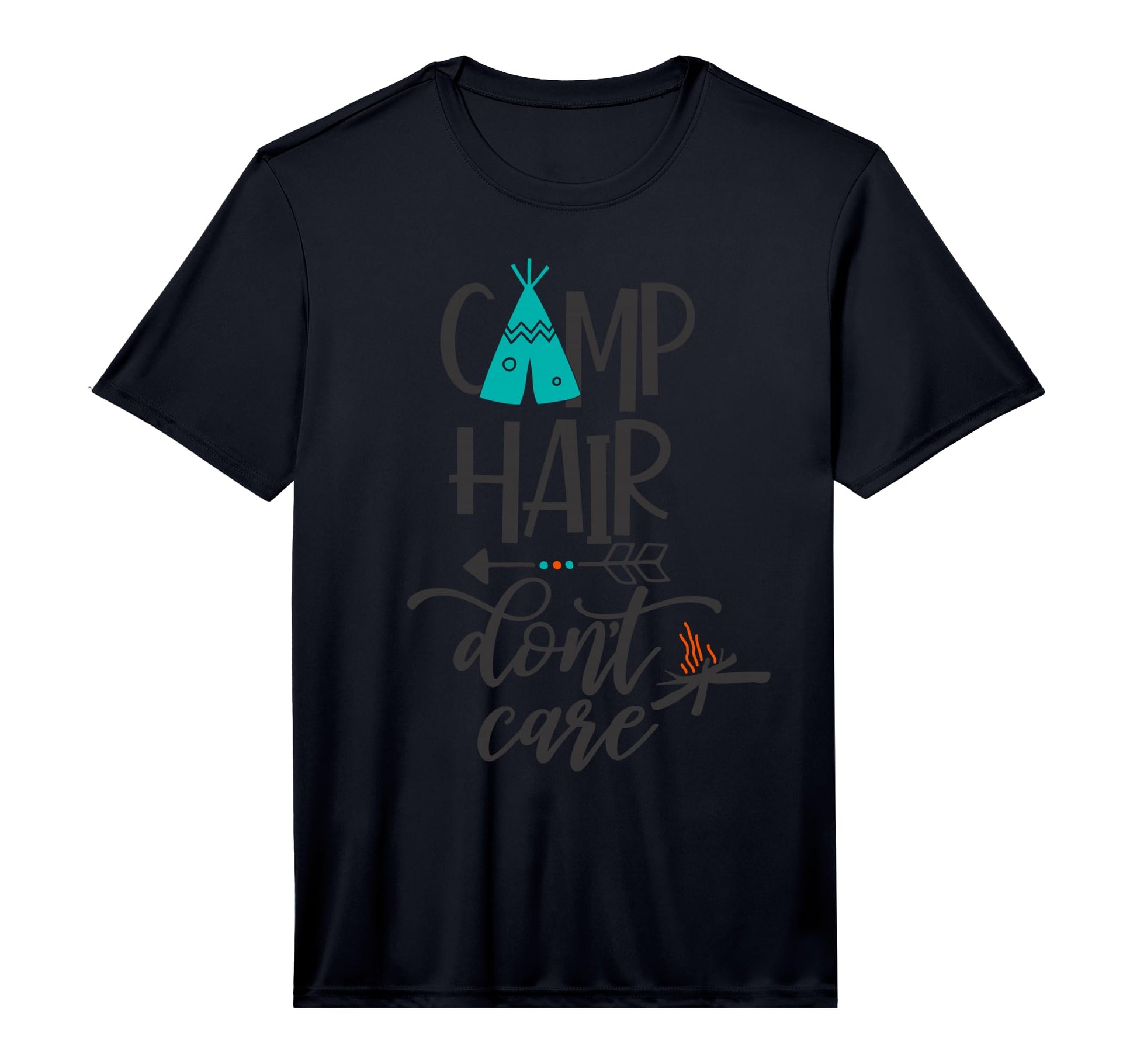 Camp Hair Dont Care Funny Camping T-Shirt - Streetwear Style Men Women - T-Shirt, Sweatshirt, Hoodie
