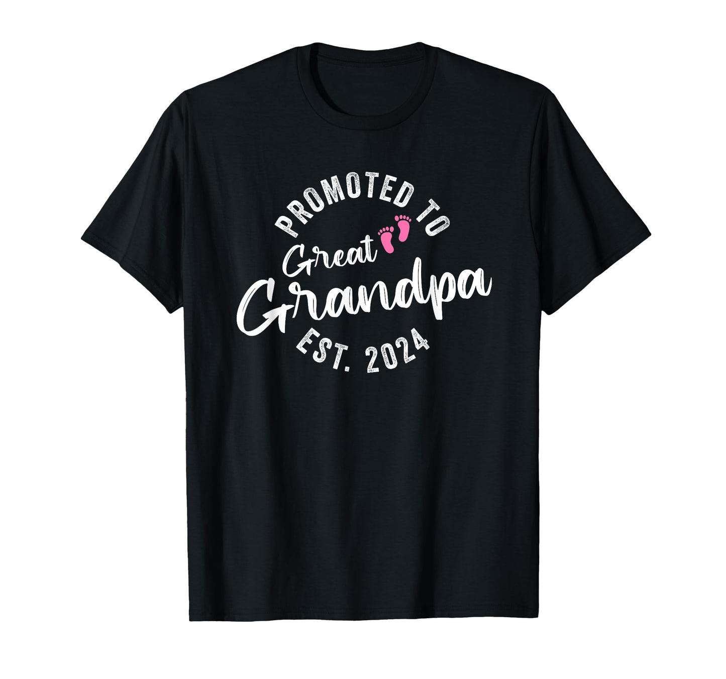 Promoted To Great Grandpa 2024 T-Shirt - Novelty Apparel Men Women - T-Shirt, Sweatshirt, Hoodie