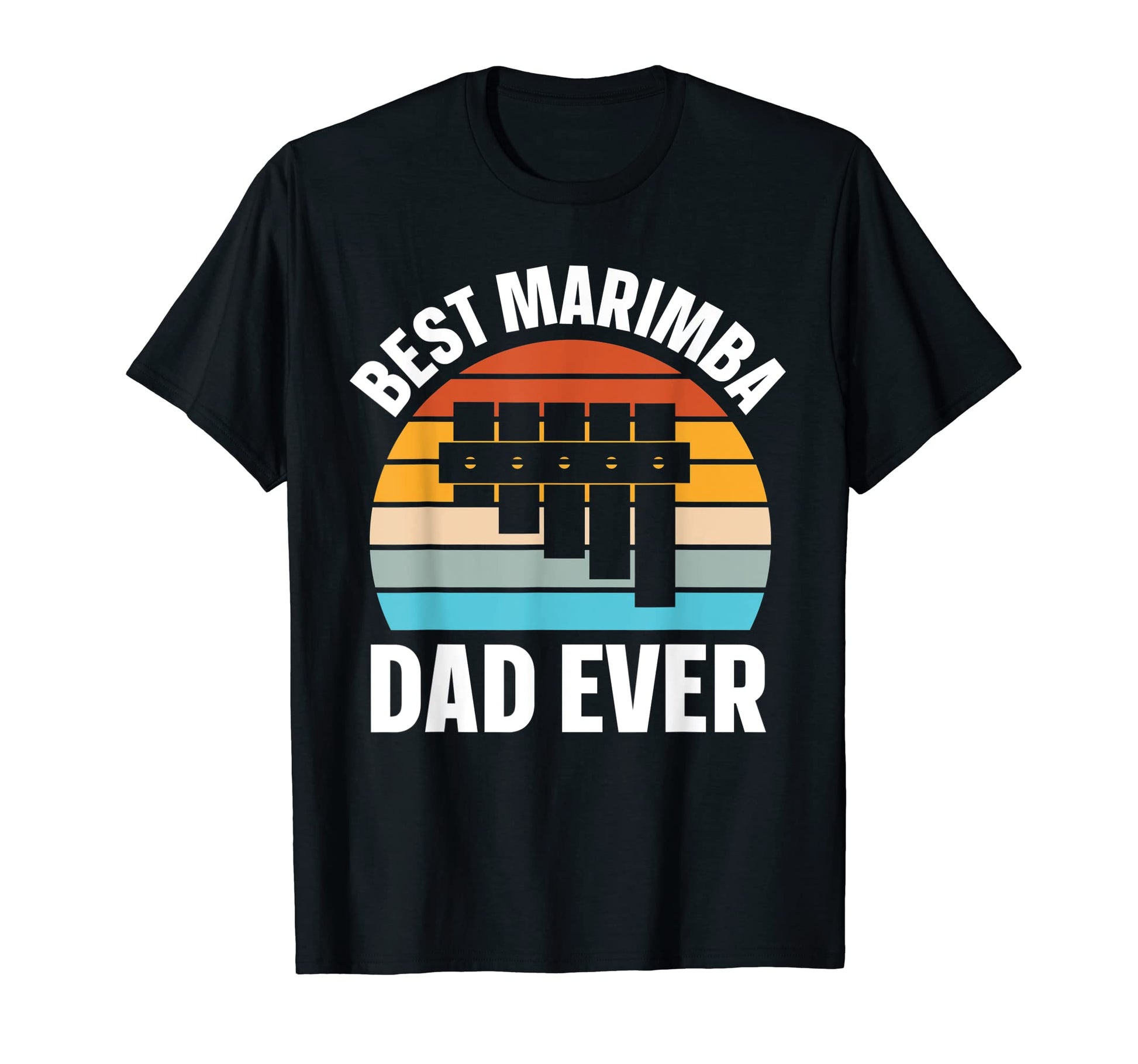 Mens Best Marimba Dad Instrument T-Shirt - Custom Art Print Men Women - T-Shirt, Sweatshirt, Hoodie