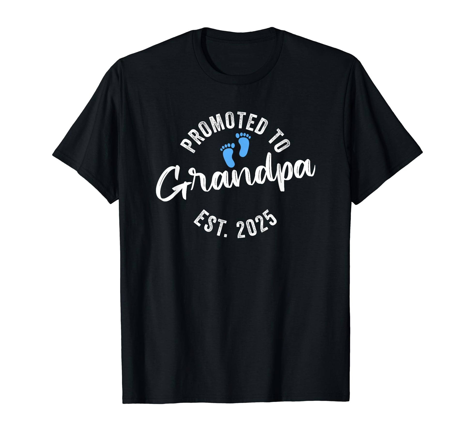 Promoted To Grandpa 2025 T-Shirt - Minimalist Print for Adults - T-Shirt, Sweatshirt, Hoodie