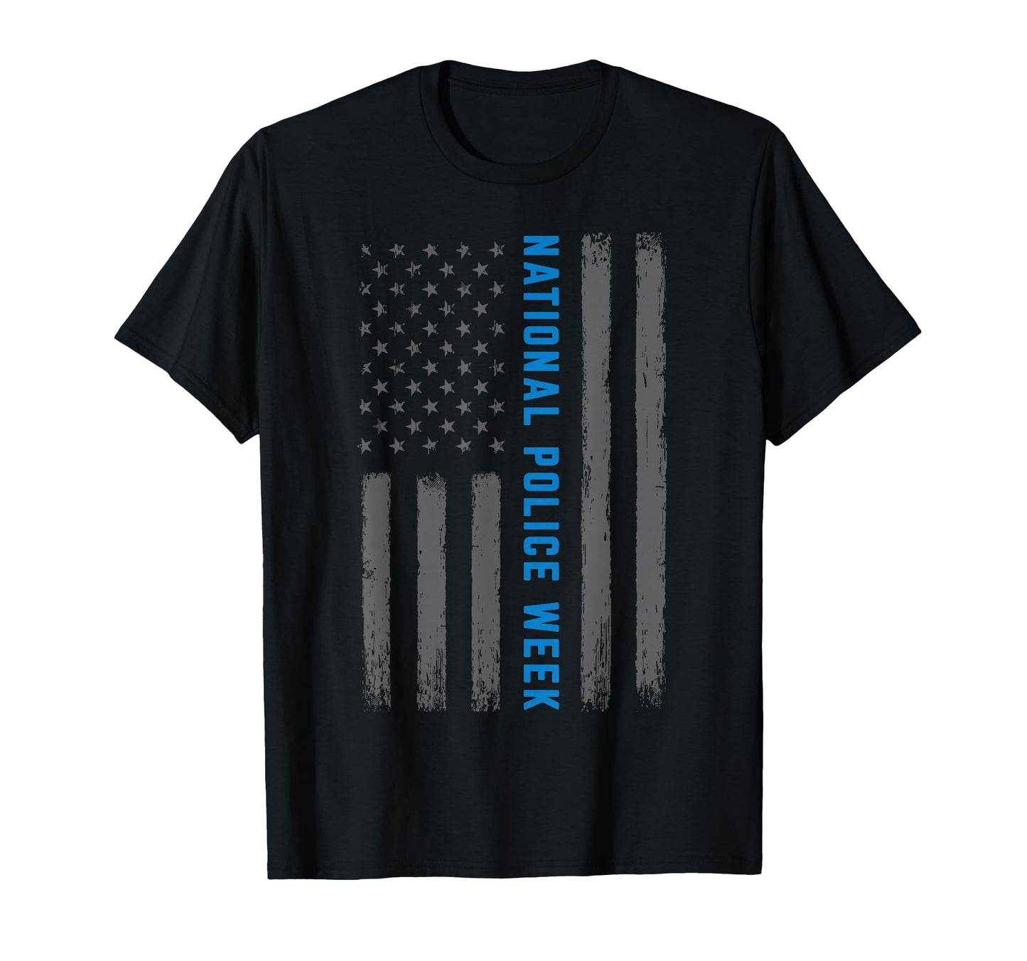National Police Week 2024 Police Flag T-Shirt - Custom Art Print Unisex - T-Shirt, Sweatshirt, Hoodie