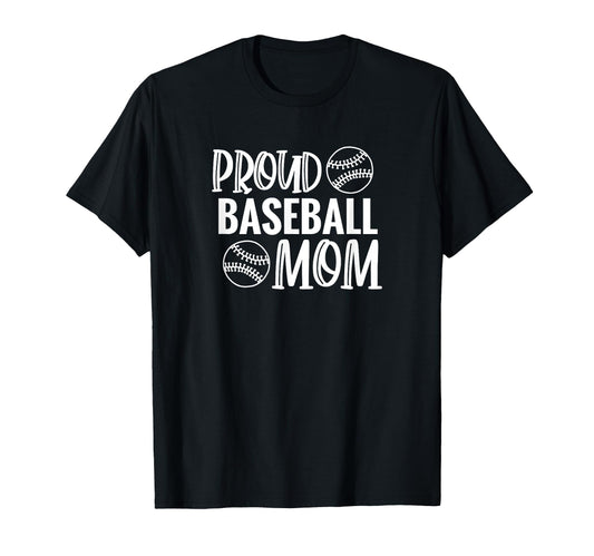 Baseball Player Mom Gift Proud Baseball T-Shirt - Aesthetic Graphic Unisex - T-Shirt, Sweatshirt, Hoodie
