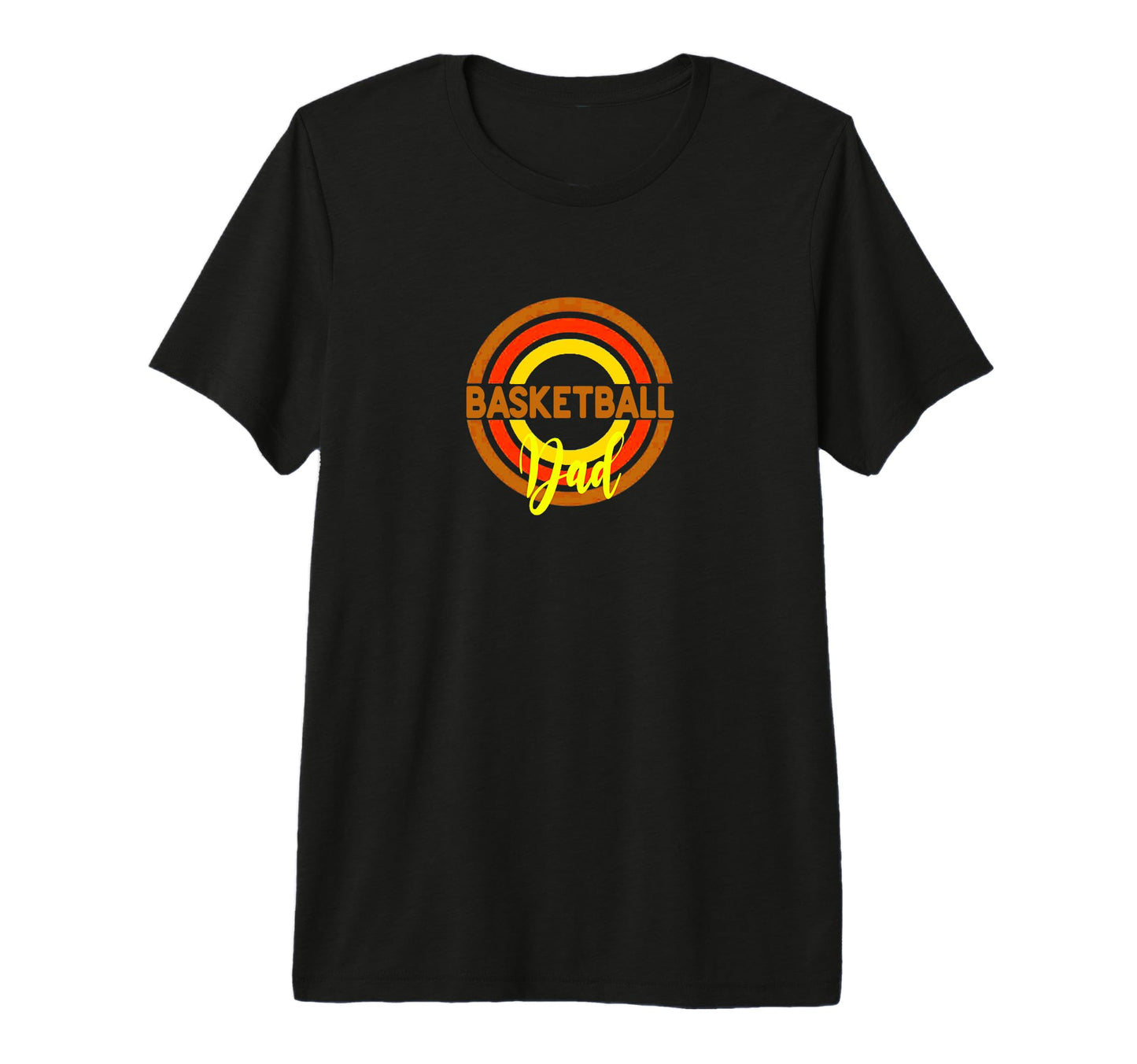 Basketball Dad College Basketball T-Shirt - Trendy Graphic for Adults - T-Shirt, Sweatshirt, Hoodie