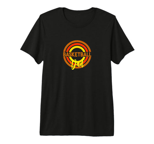 Basketball Dad College Basketball T-Shirt - Trendy Graphic for Adults - T-Shirt, Sweatshirt, Hoodie