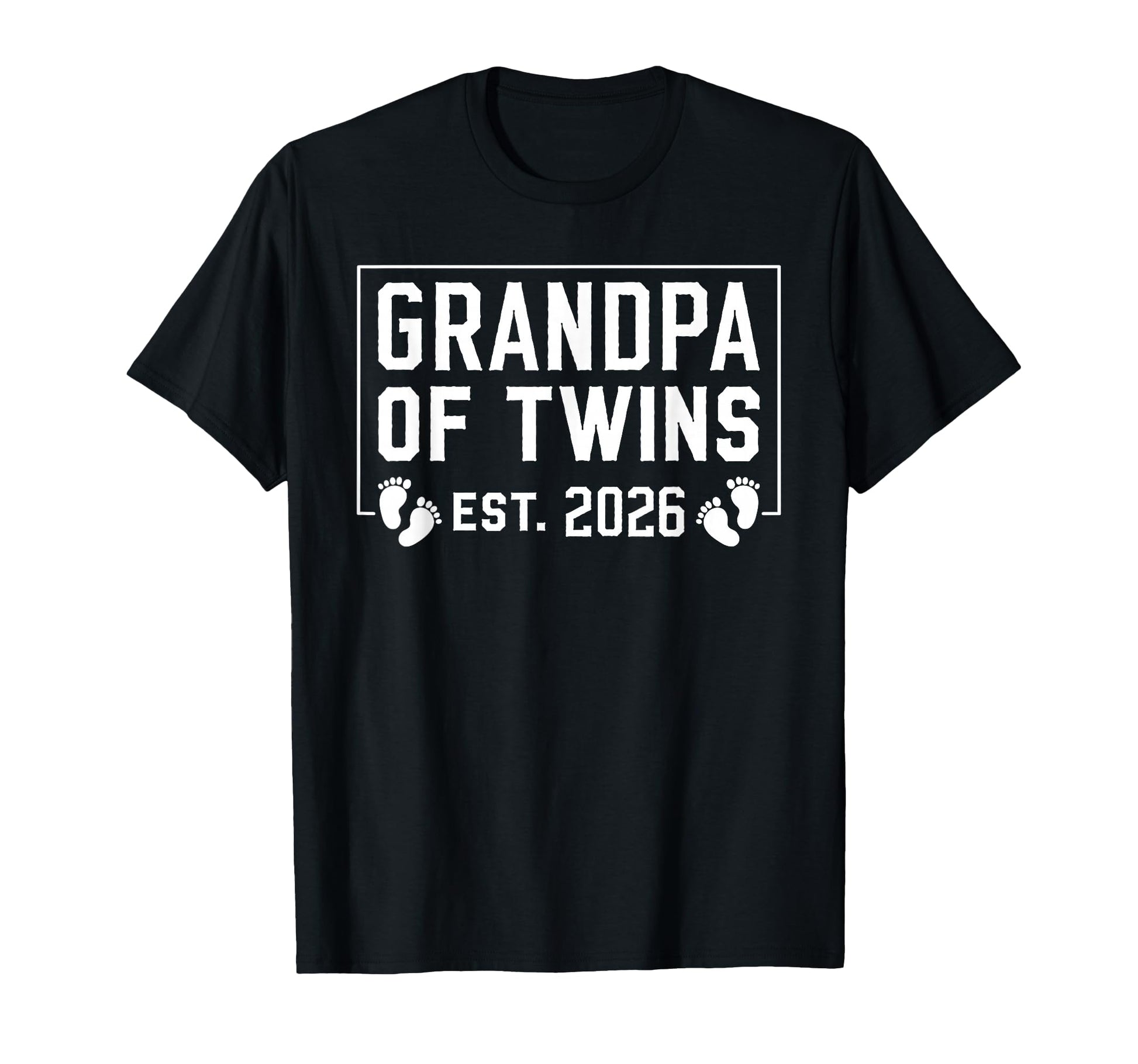 Grandpa Twins Est 2026 Promoted T-Shirt - Casual Everyday Wear Men Women - T-Shirt, Sweatshirt, Hoodie