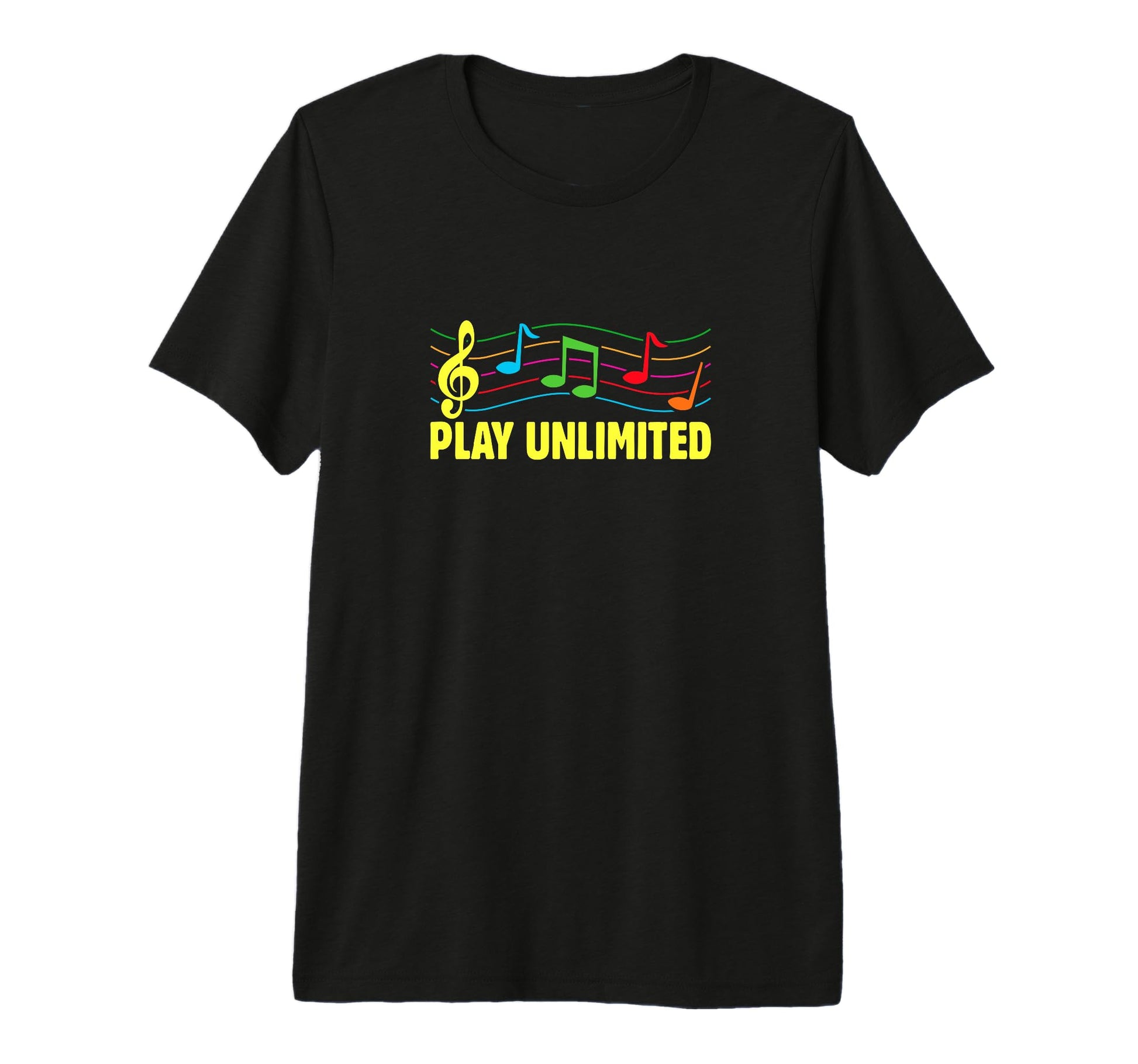 Play Unlimited Music Lover Musician T-Shirt - Aesthetic Graphic Men Women - T-Shirt, Sweatshirt, Hoodie
