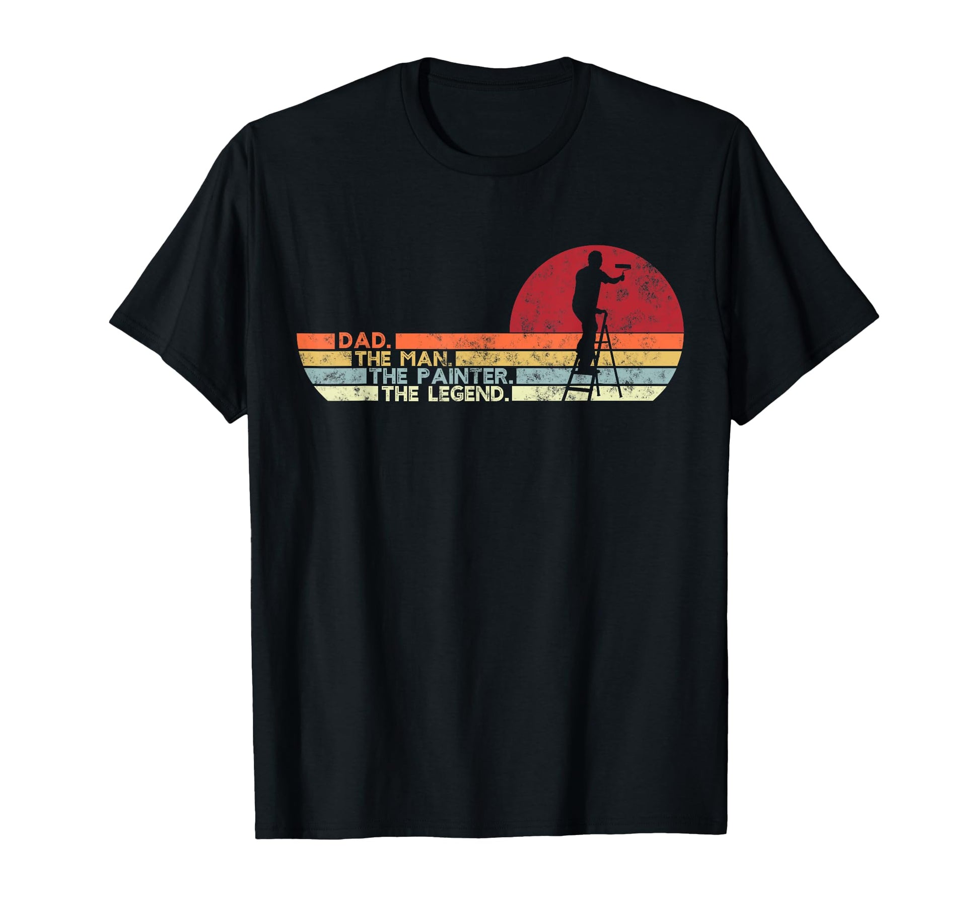 Dad Painter Myth Legend Painting Dad T-Shirt - Minimalist Print for Adults - T-Shirt, Sweatshirt, Hoodie