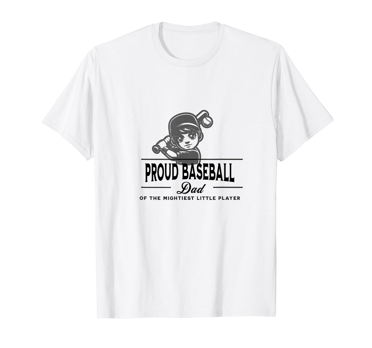 Proud Baseball Dad Anime Holding Bat T-Shirt - Graphic Print Men Women - T-Shirt, Sweatshirt, Hoodie
