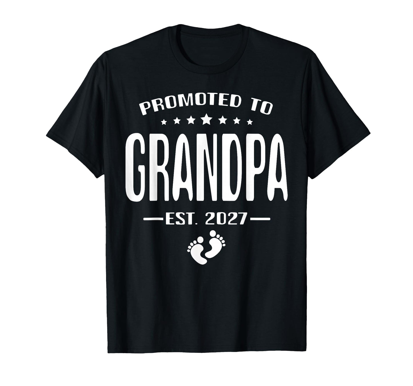 Promoted To Grandpa Est 2027 T-Shirt - Aesthetic Graphic Men Women - T-Shirt, Sweatshirt, Hoodie