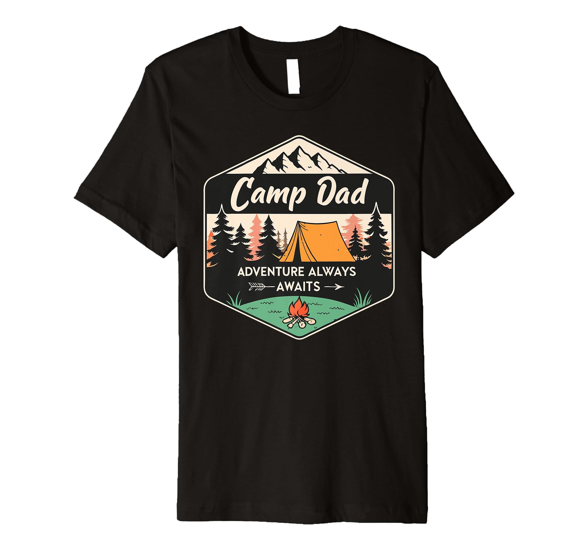 Mens Camp Dad Fathers Day Outdoor T-Shirt - Novelty Apparel Unisex - T-Shirt, Sweatshirt, Hoodie