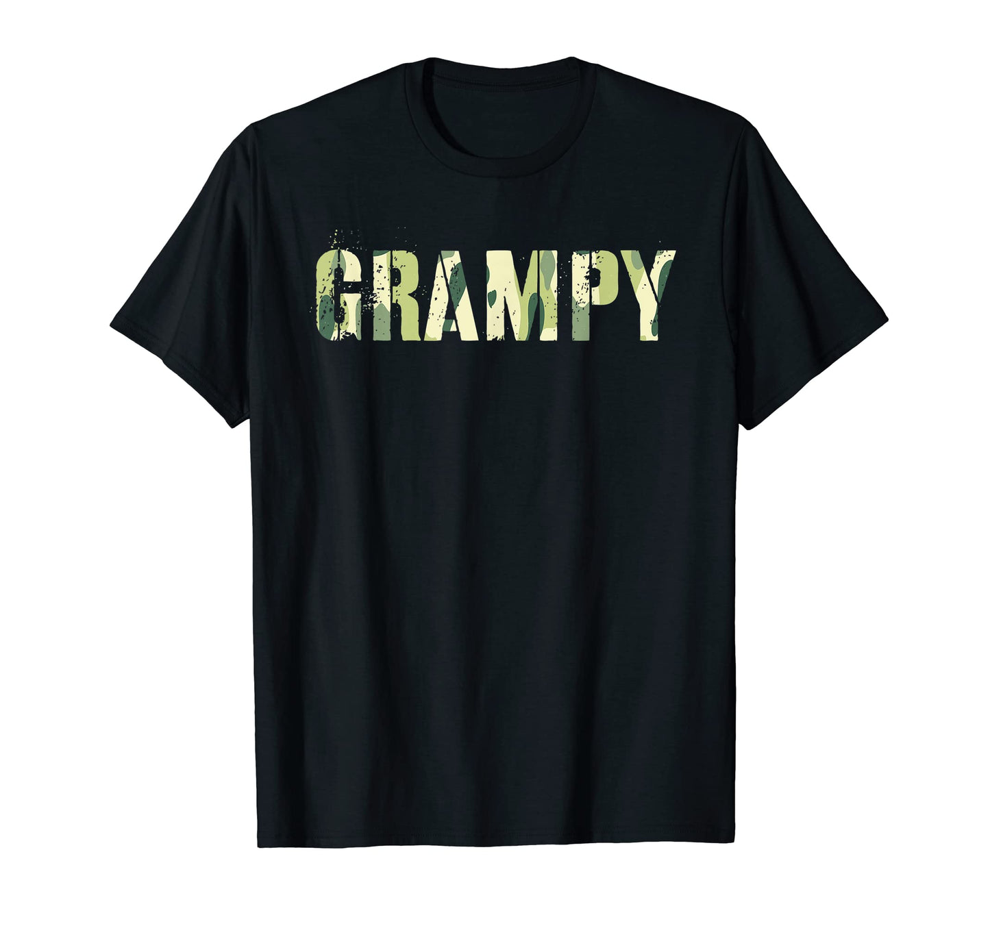 Camo Grampy Dad Hero Grandpa Myth Legend T-Shirt - Graphic Print Unisex - T-Shirt, Sweatshirt, Hoodie