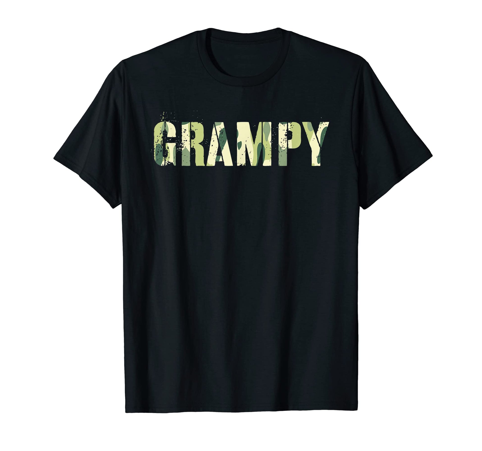 Camo Grampy Dad Hero Grandpa Myth Legend T-Shirt - Graphic Print Unisex - T-Shirt, Sweatshirt, Hoodie
