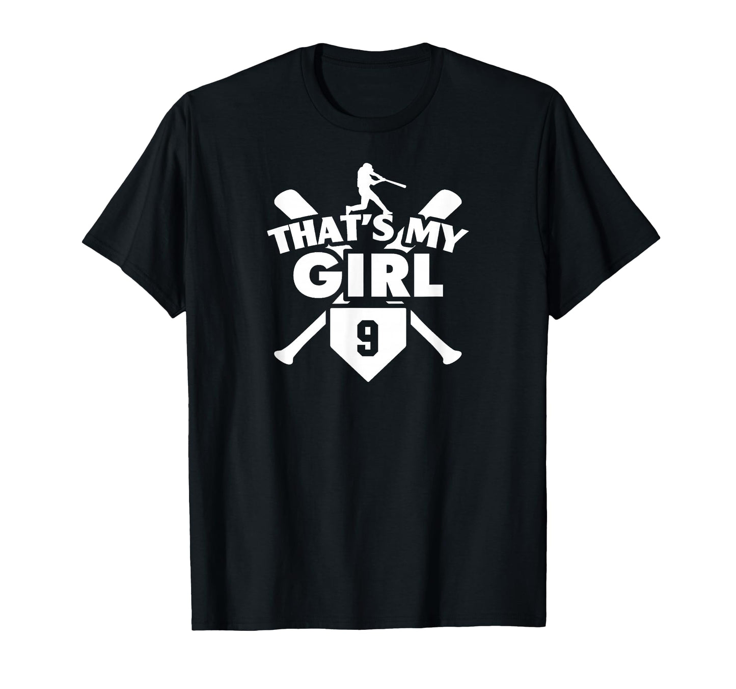 Baseball Mom Dad Thats My 9 Softball T-Shirt - Novelty Apparel Men Women - T-Shirt, Sweatshirt, Hoodie