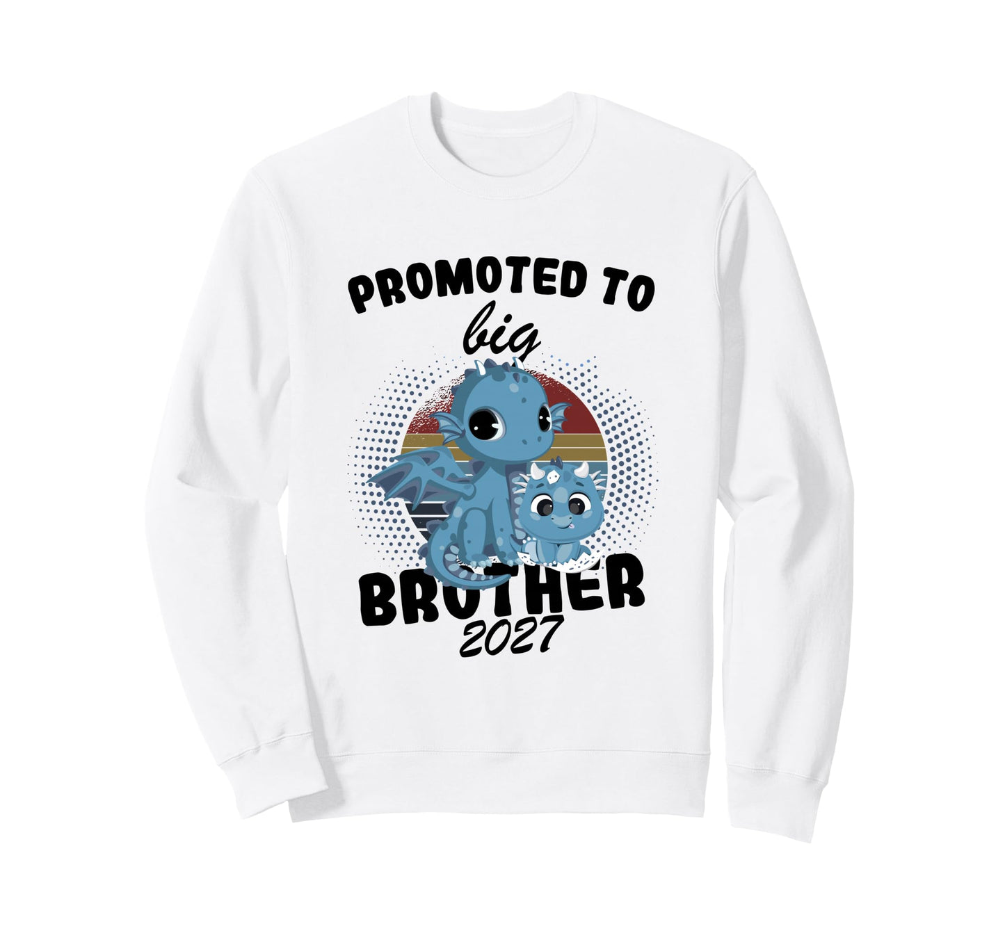 Promoted To Big Brother 2027 Pregnancy Sweatshirt - Graphic Print Unisex - T-Shirt, Sweatshirt, Hoodie
