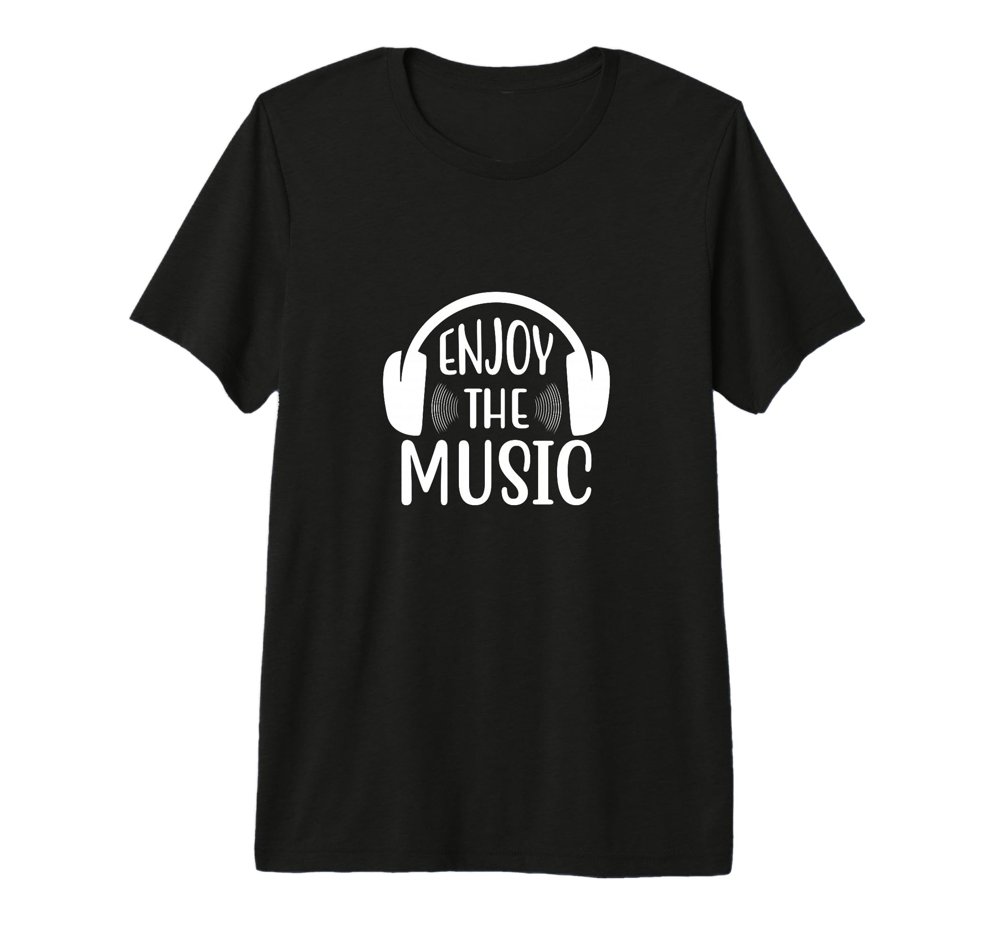 Enjoy Music Music Lover Musician T-Shirt - Minimalist Print for Adults - T-Shirt, Sweatshirt, Hoodie