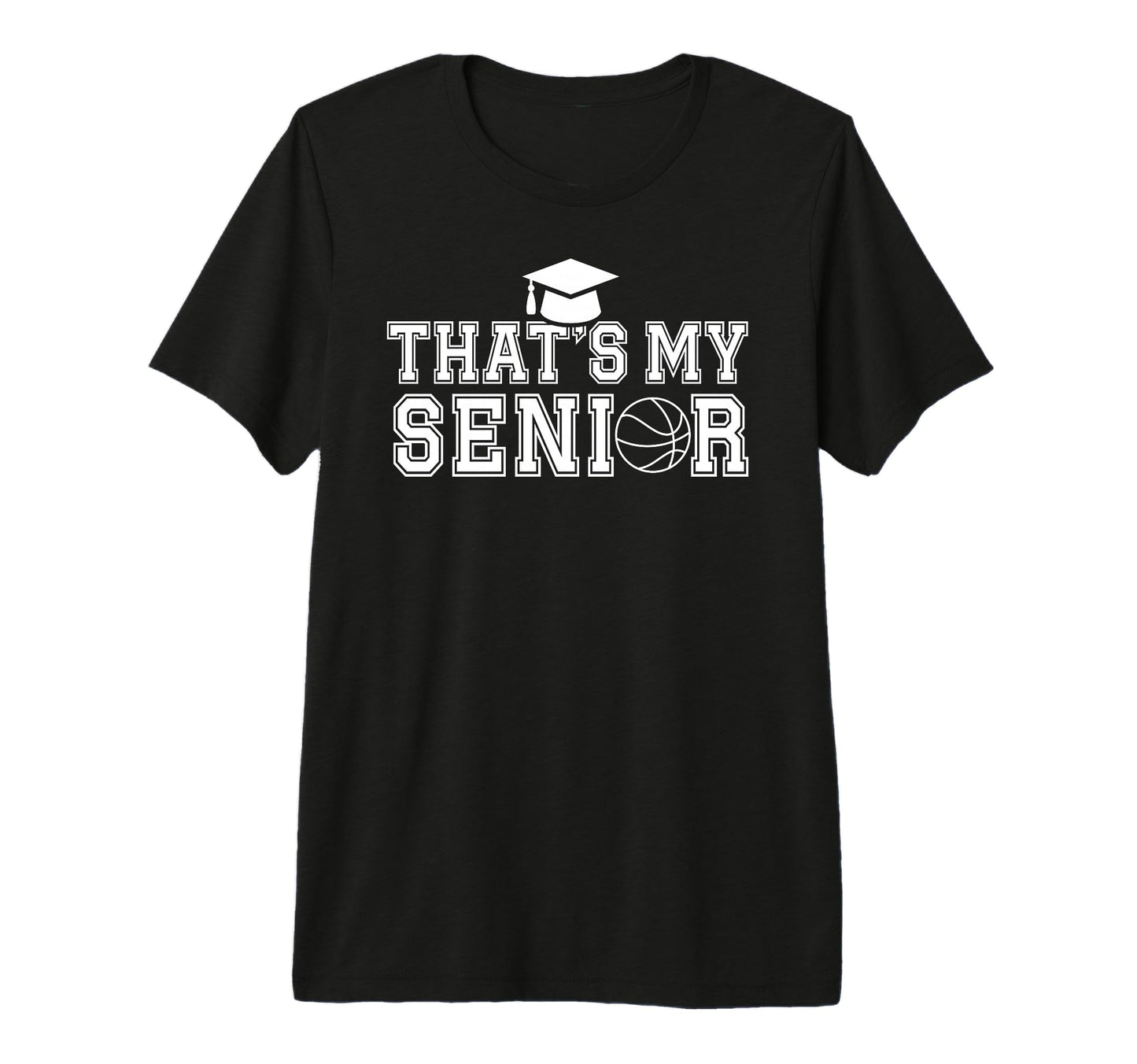 Mens Proud Basketball Senior Dad T-Shirt - Casual Everyday Wear Men Women - T-Shirt, Sweatshirt, Hoodie
