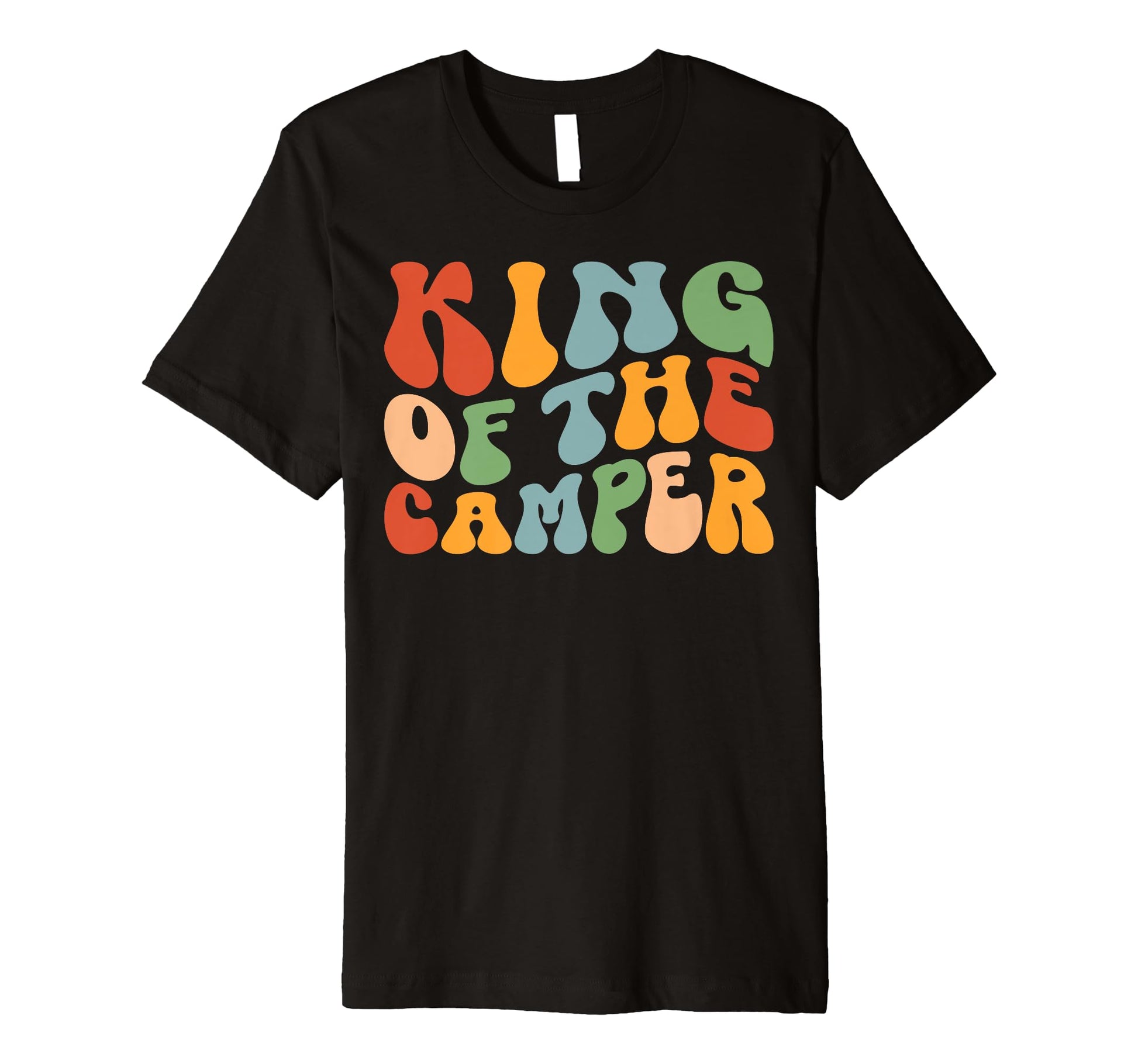 King Camper Funny Dad Rv Camping T-Shirt - Custom Art Print for Adults - T-Shirt, Sweatshirt, Hoodie