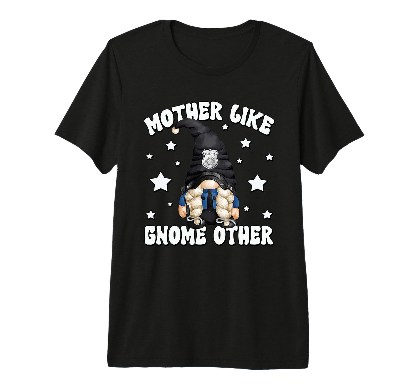 Police Officer Mom Police Grandma T-Shirt - Minimalist Print for Adults - T-Shirt, Sweatshirt, Hoodie