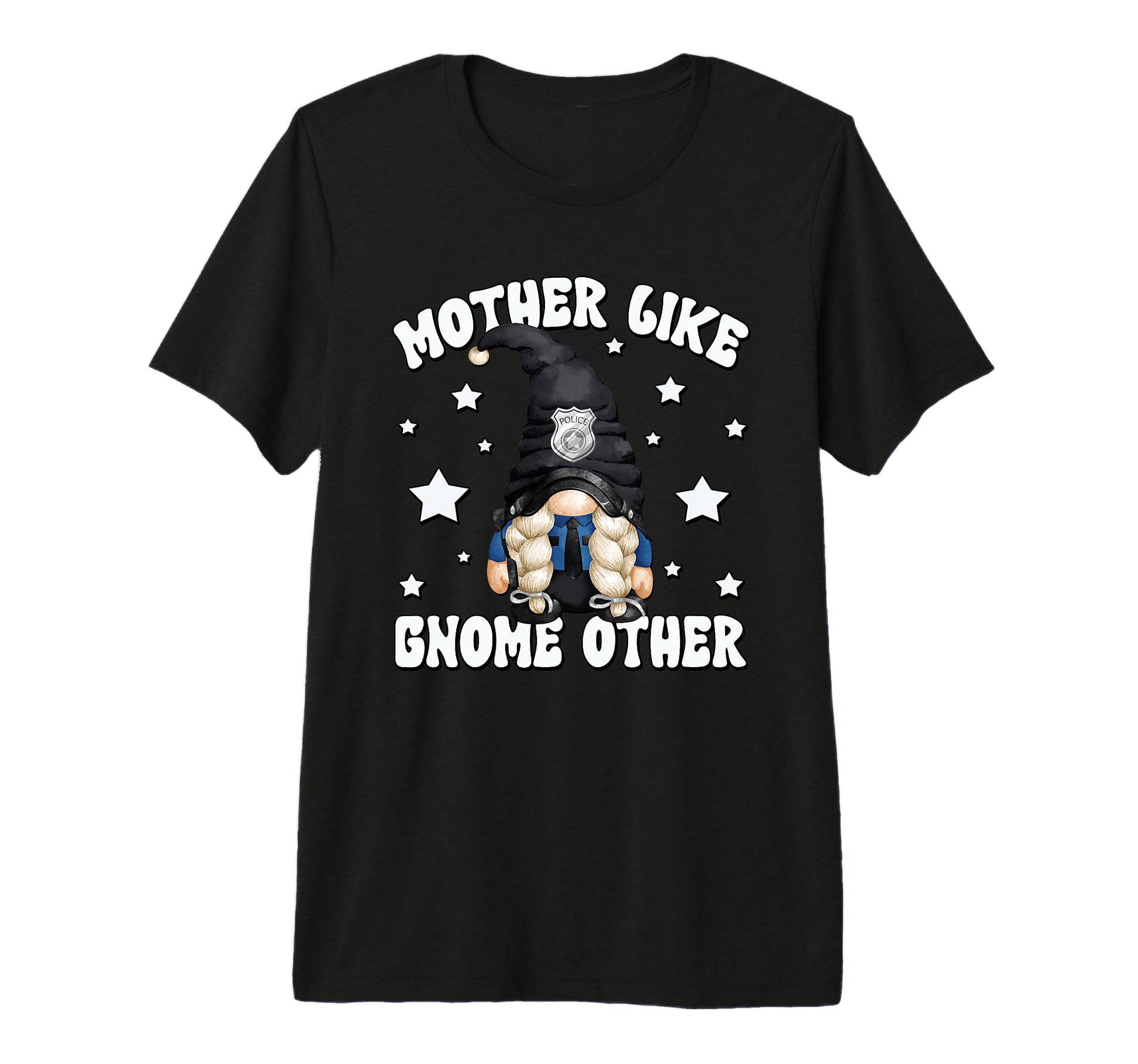 Police Officer Mom Police Grandma T-Shirt - Minimalist Print for Adults - T-Shirt, Sweatshirt, Hoodie