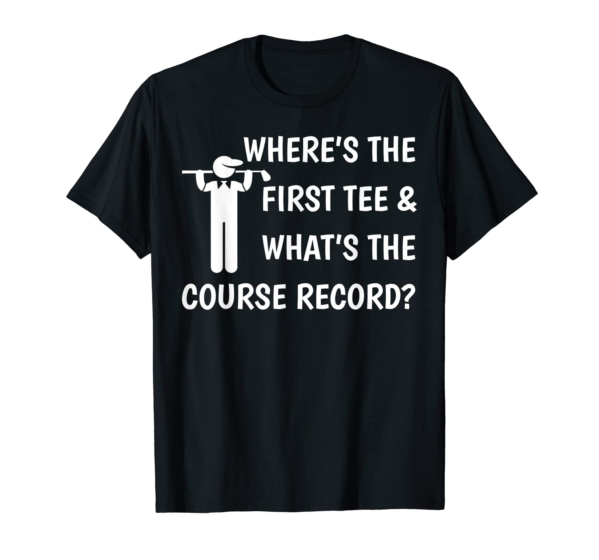 Mens Golf Funny Golfer First Golf Course T-Shirt - Custom Art Print Unisex - T-Shirt, Sweatshirt, Hoodie