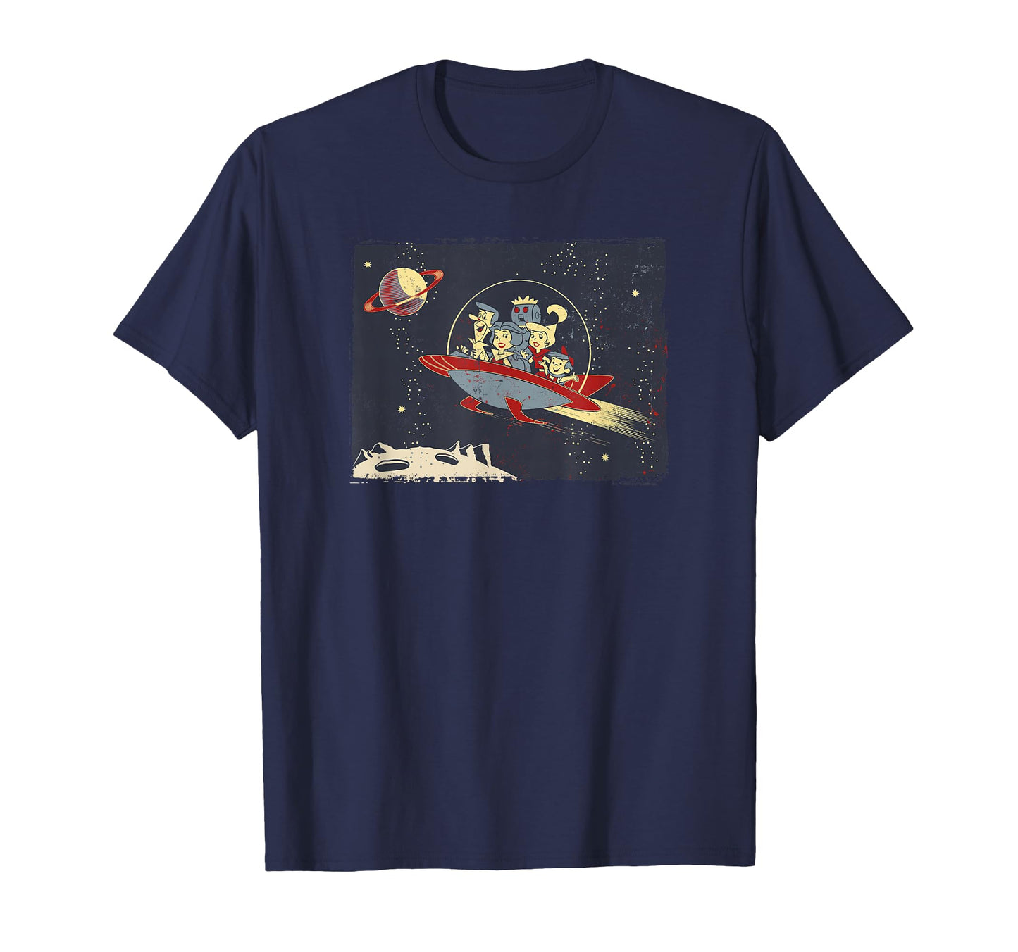 Wb100 Jetsons Pop Future Group Panel T-Shirt - Aesthetic Graphic Unisex - T-Shirt, Sweatshirt, Hoodie