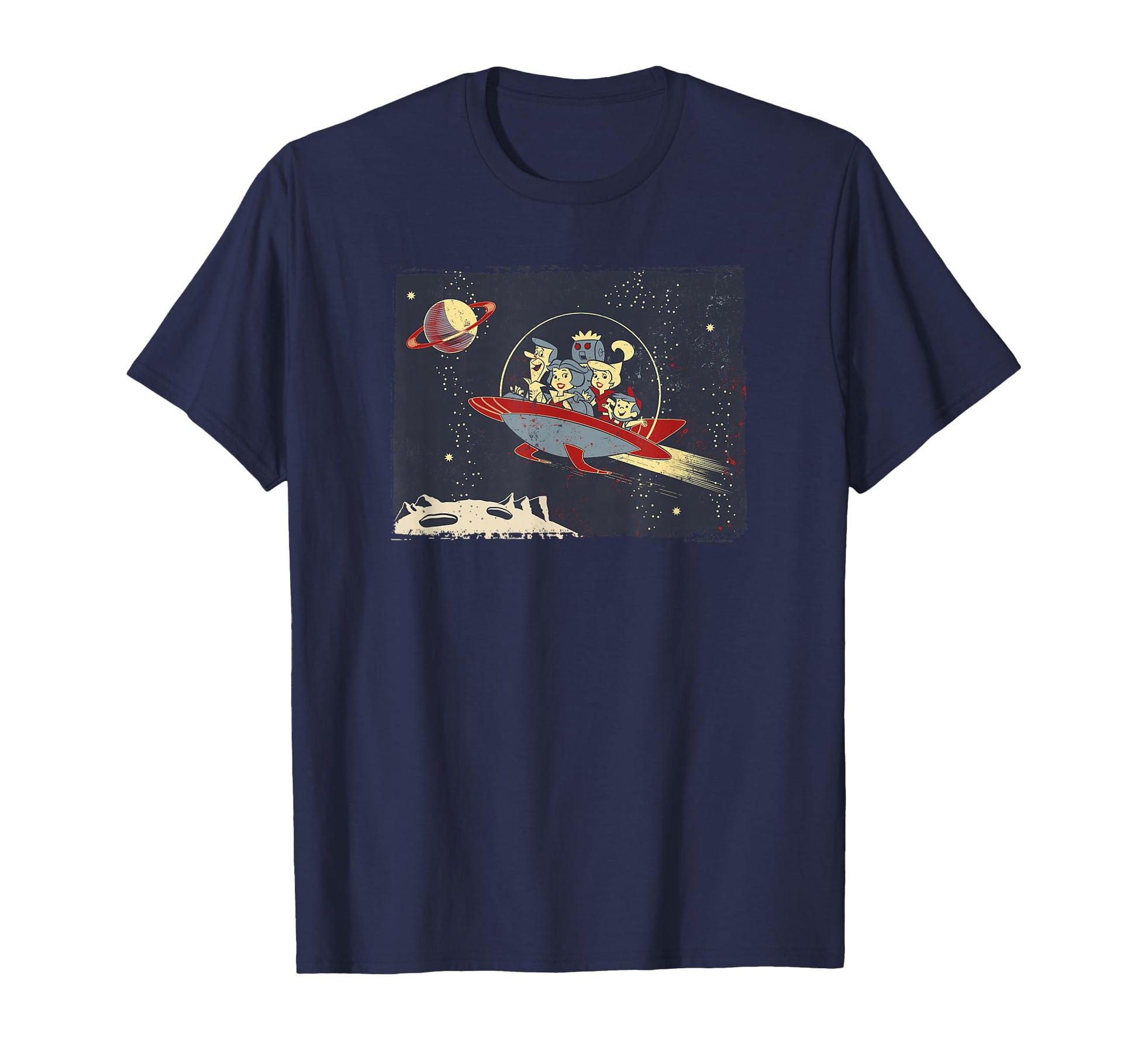 Wb100 Jetsons Pop Future Group Panel T-Shirt - Aesthetic Graphic Unisex - T-Shirt, Sweatshirt, Hoodie