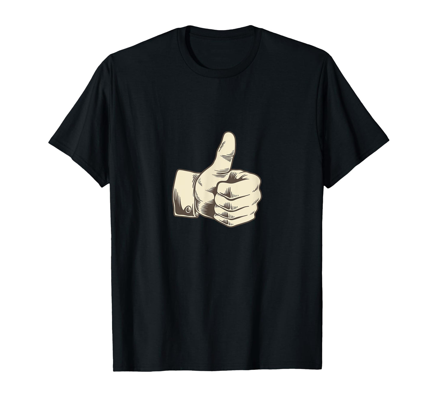 Thumb Up Dauemen Motif Pop Art Hand T-Shirt - Fun Novelty Design Unisex - T-Shirt, Sweatshirt, Hoodie