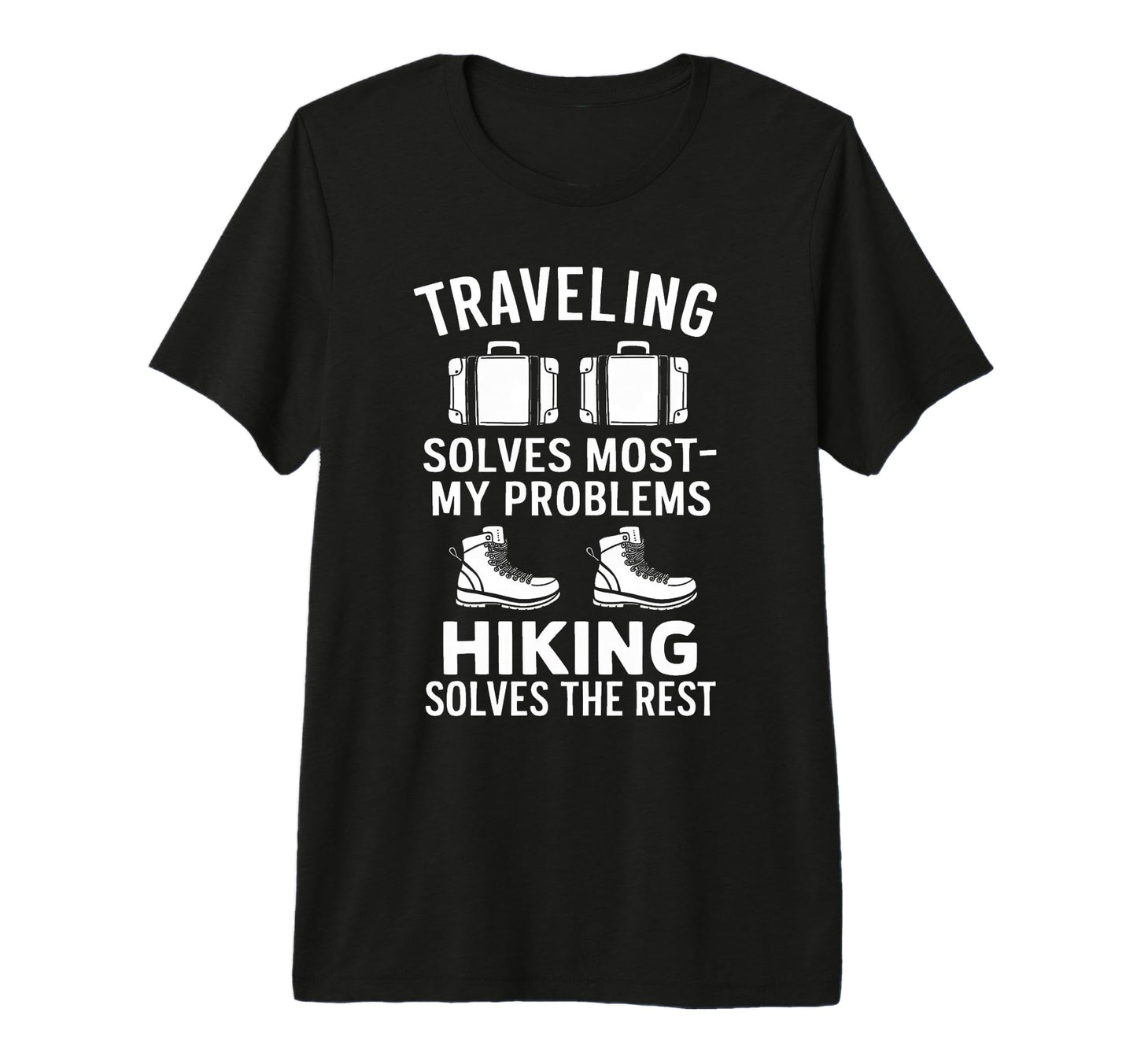 Traveling And Hiking Gifts Fathers Day T-Shirt - Custom Art Print Unisex - T-Shirt, Sweatshirt, Hoodie