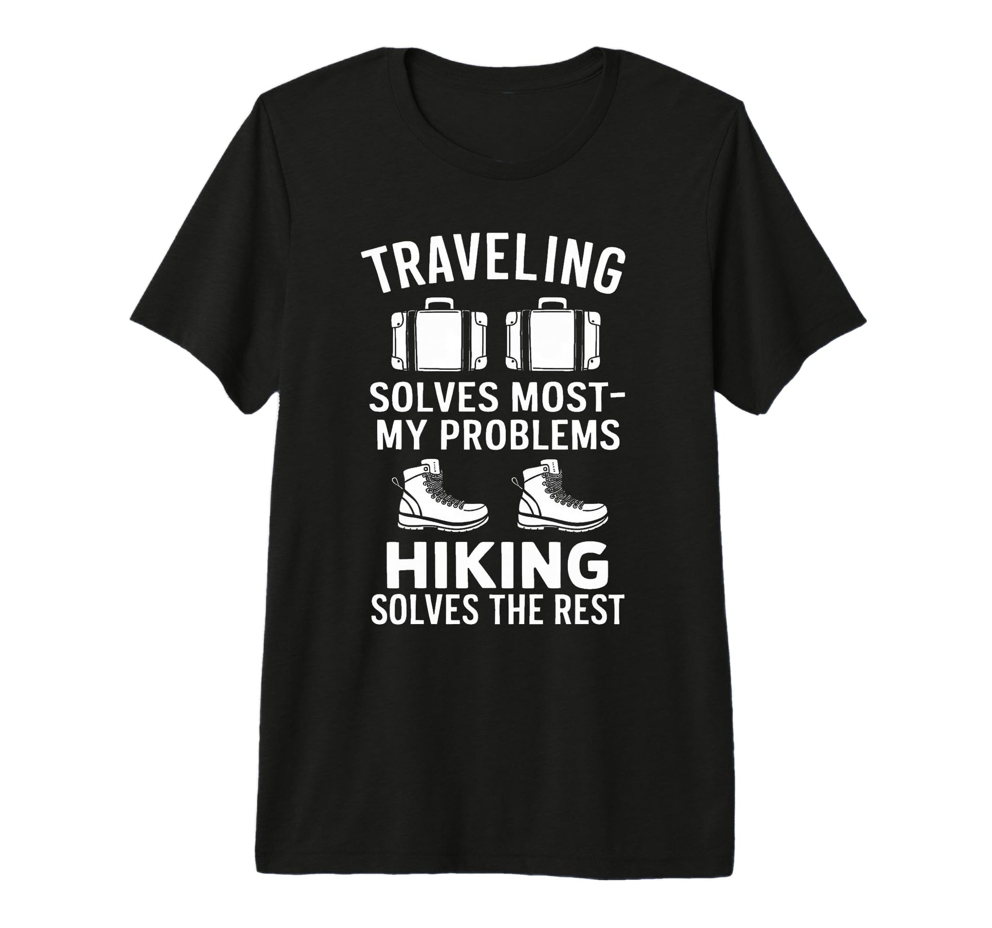 Traveling And Hiking Gifts Fathers Day T-Shirt - Custom Art Print Unisex - T-Shirt, Sweatshirt, Hoodie