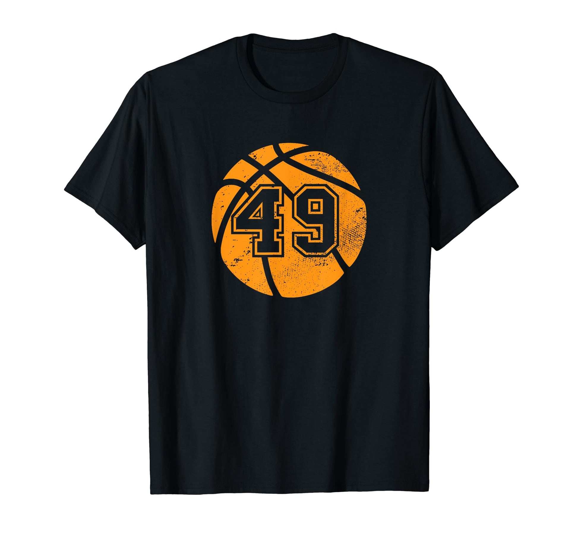 Basketball Player 49 Basketball Mom Dad T-Shirt - Minimalist Print Unisex - T-Shirt, Sweatshirt, Hoodie