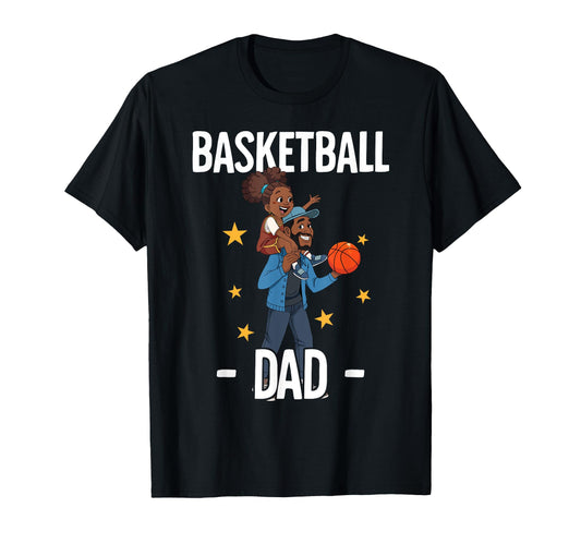 Basketball Dad T-Shirt - Minimalist Print for Adults - T-Shirt, Sweatshirt, Hoodie