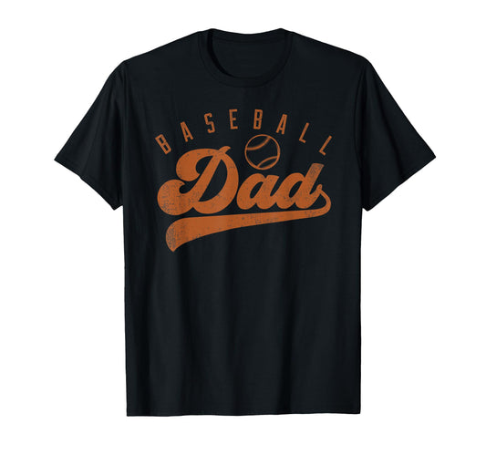 Baseball Dad Fathers Day Gifts Hoodie - Casual Everyday Wear Men Women - T-Shirt, Sweatshirt, Hoodie