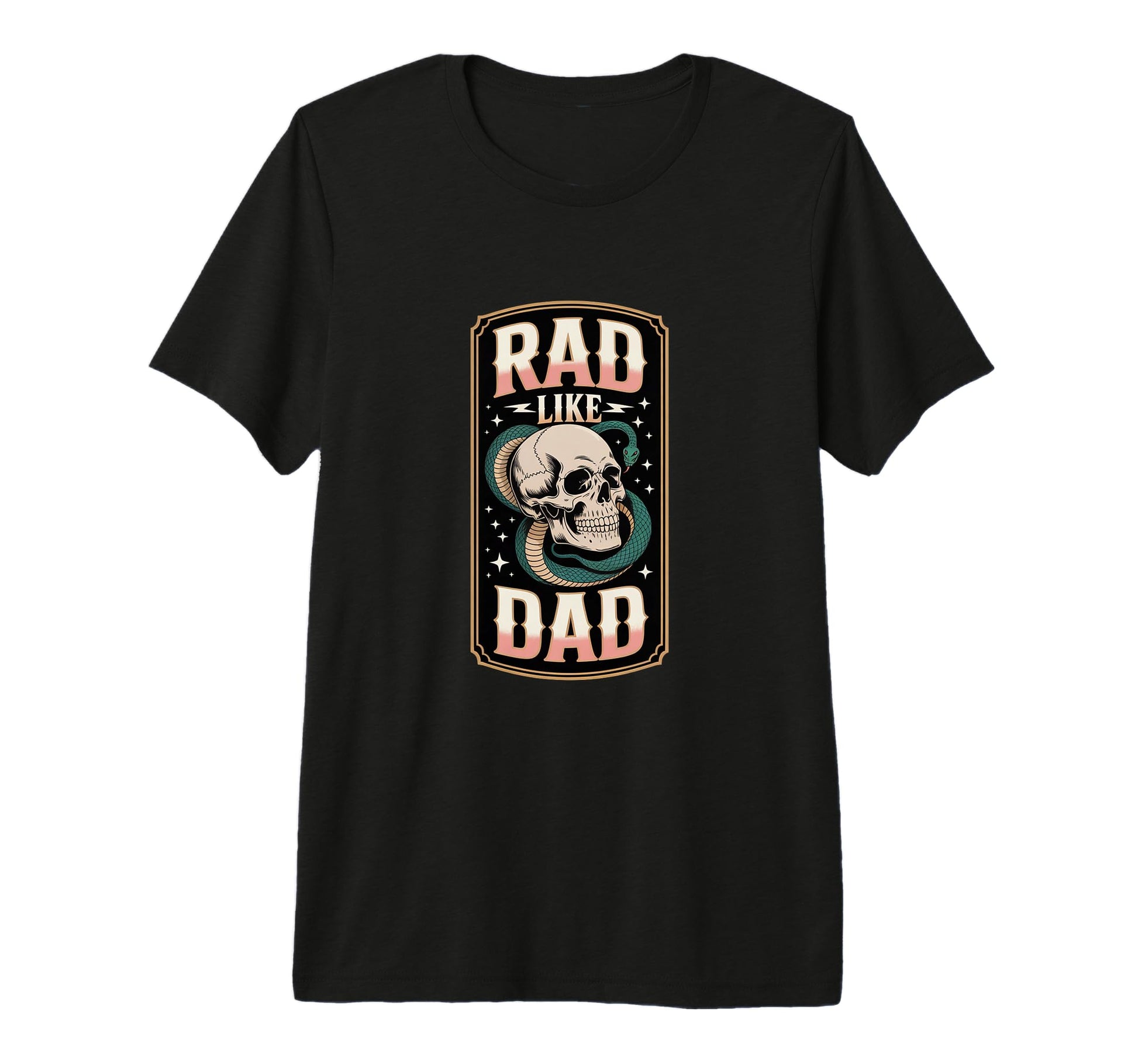 Rad Like Dad Fun All Ages Tri Blend T-Shirt - Graphic Print for Adults - T-Shirt, Sweatshirt, Hoodie