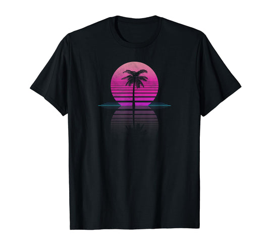 80S Vaporwave Pop Synth Retrowave T-Shirt - Novelty Apparel for Adults - T-Shirt, Sweatshirt, Hoodie
