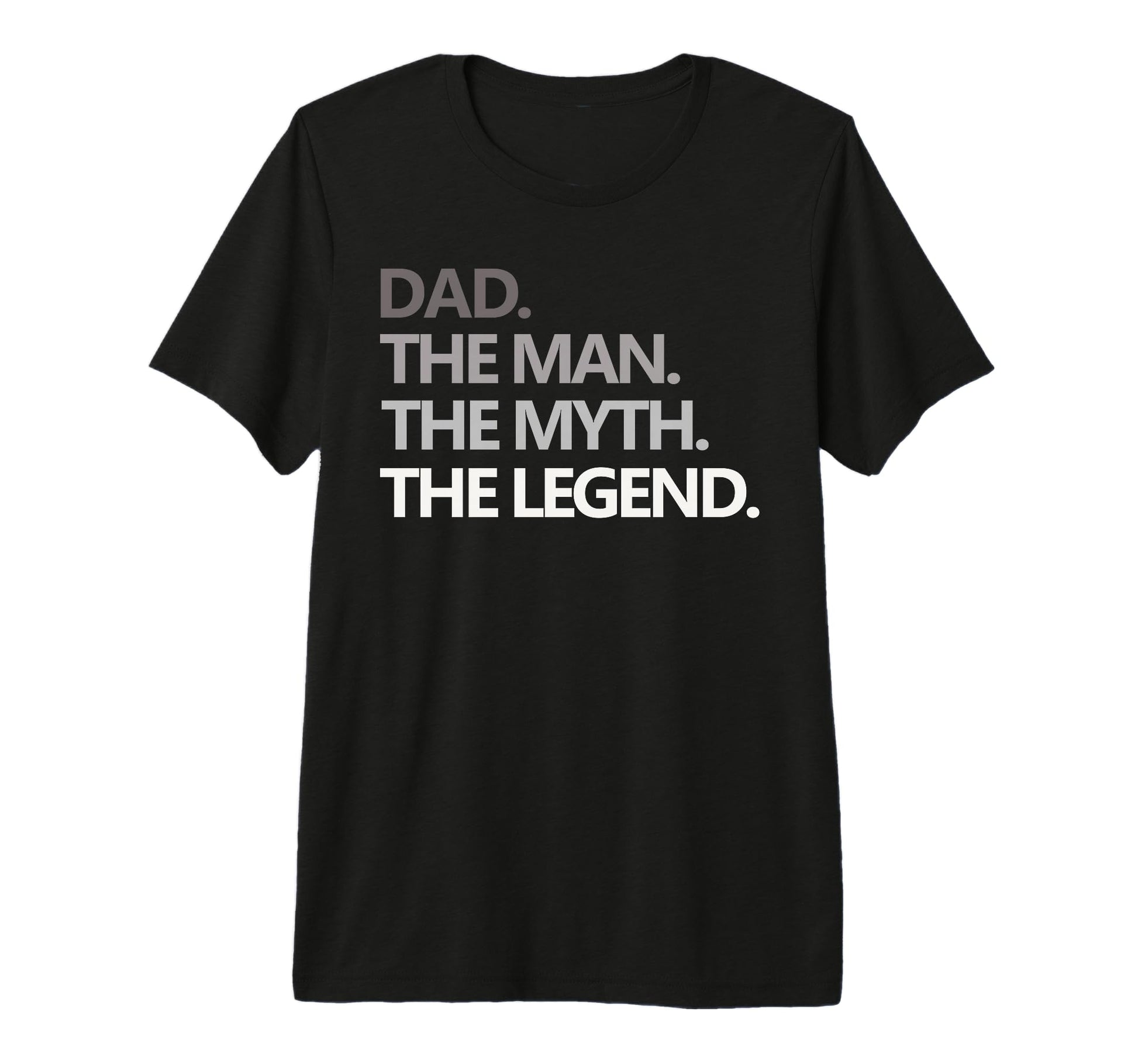 Mens Dad Myth Legend Tri Blend T-Shirt - Fun Novelty Design for Adults - T-Shirt, Sweatshirt, Hoodie