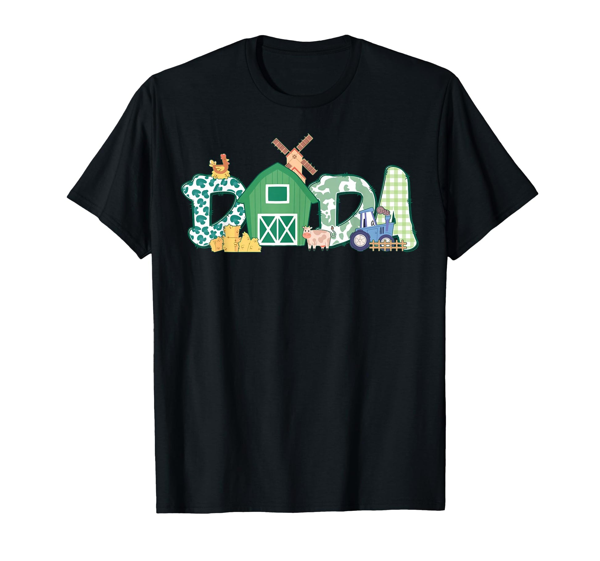 Dada Farm Animal Birthday Family Matching T-Shirt - Graphic Print Unisex - T-Shirt, Sweatshirt, Hoodie