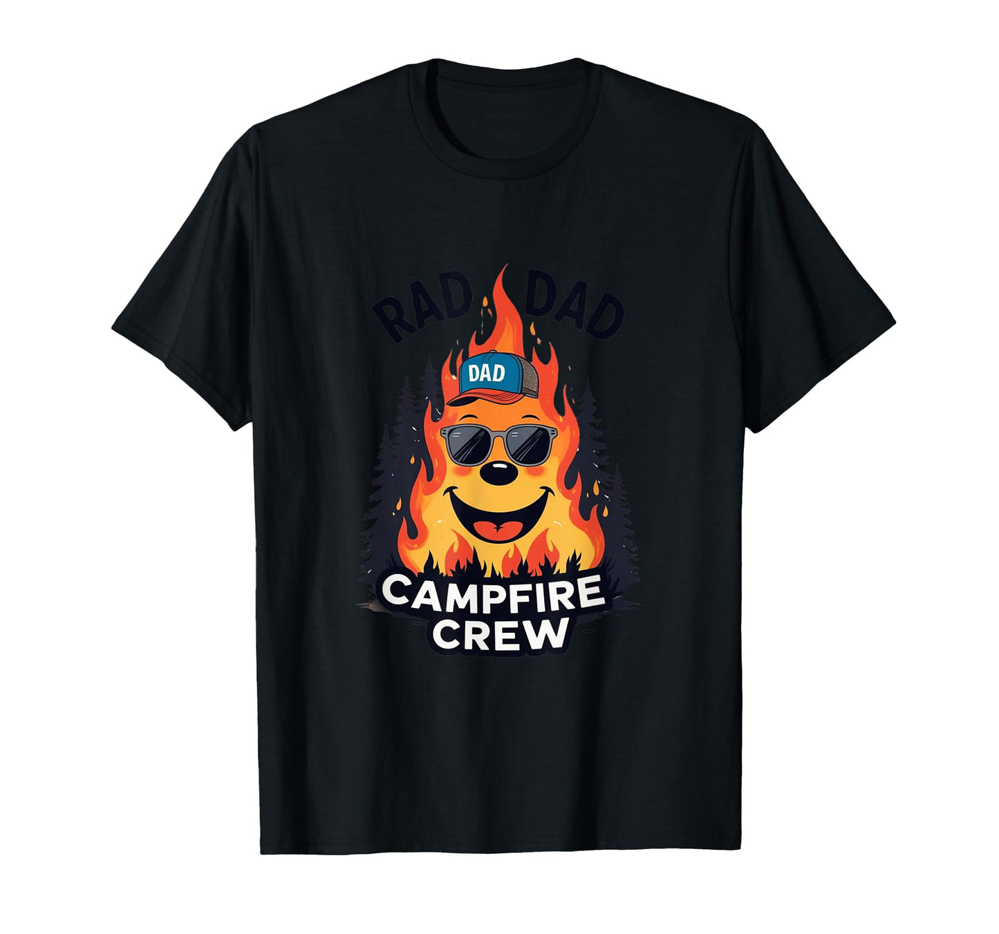 Rad Dad Campfire Chief T-Shirt - Fun Novelty Design for Adults - T-Shirt, Sweatshirt, Hoodie