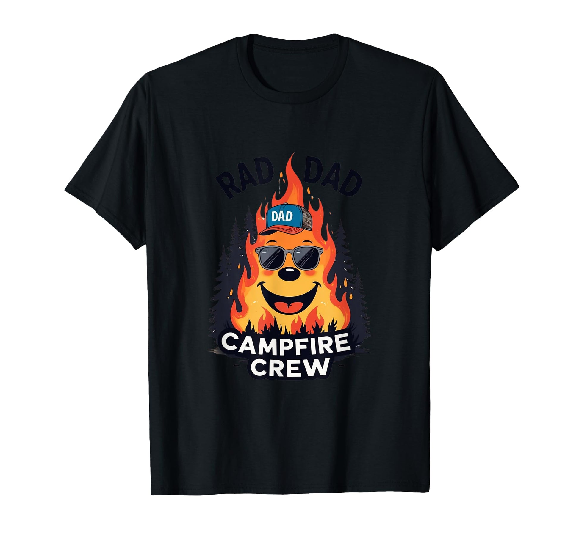 Rad Dad Campfire Chief T-Shirt - Fun Novelty Design for Adults - T-Shirt, Sweatshirt, Hoodie