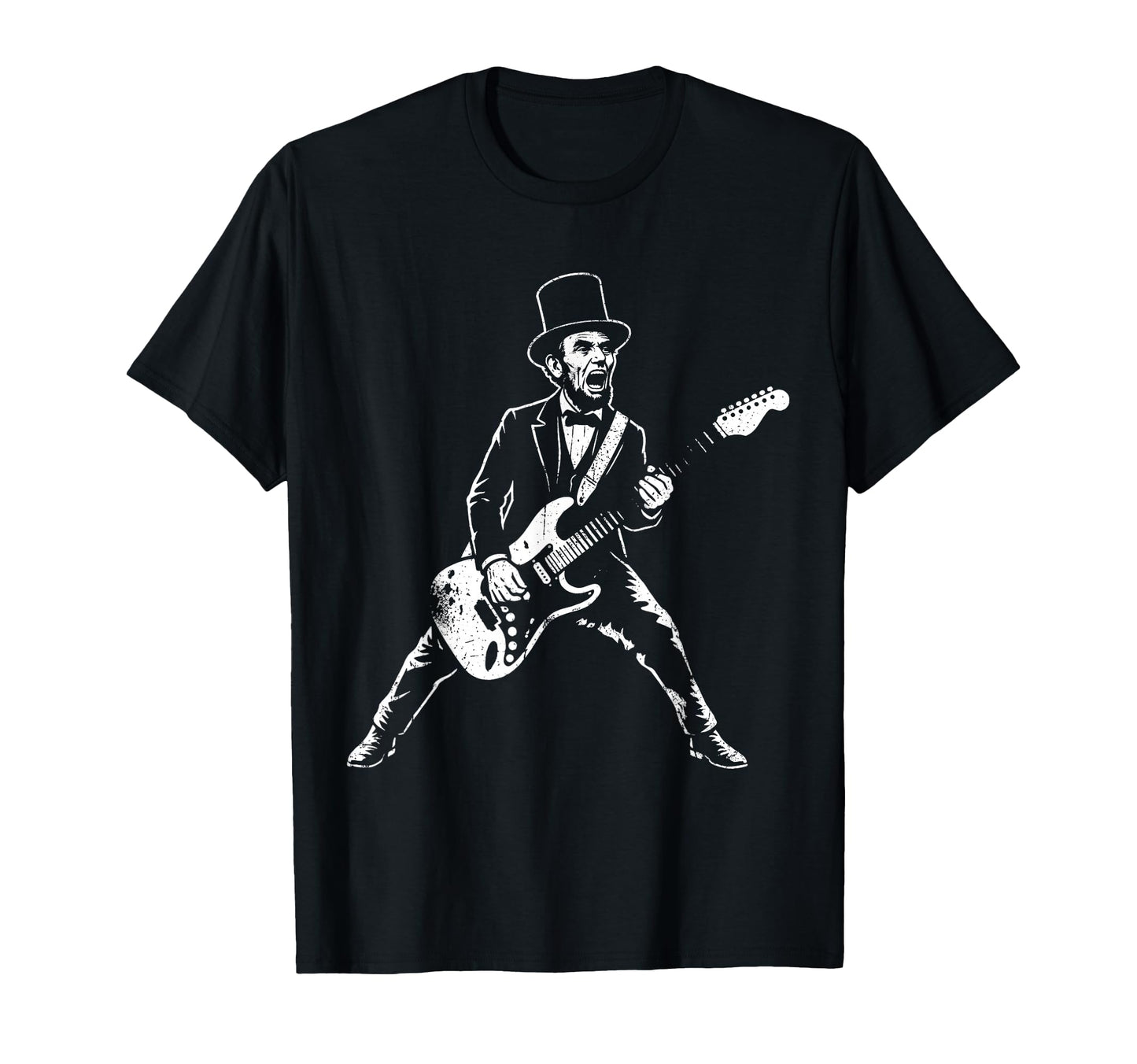 Funny Abraham Lincoln Playing T-Shirt - Streetwear Style for Adults - T-Shirt, Sweatshirt, Hoodie