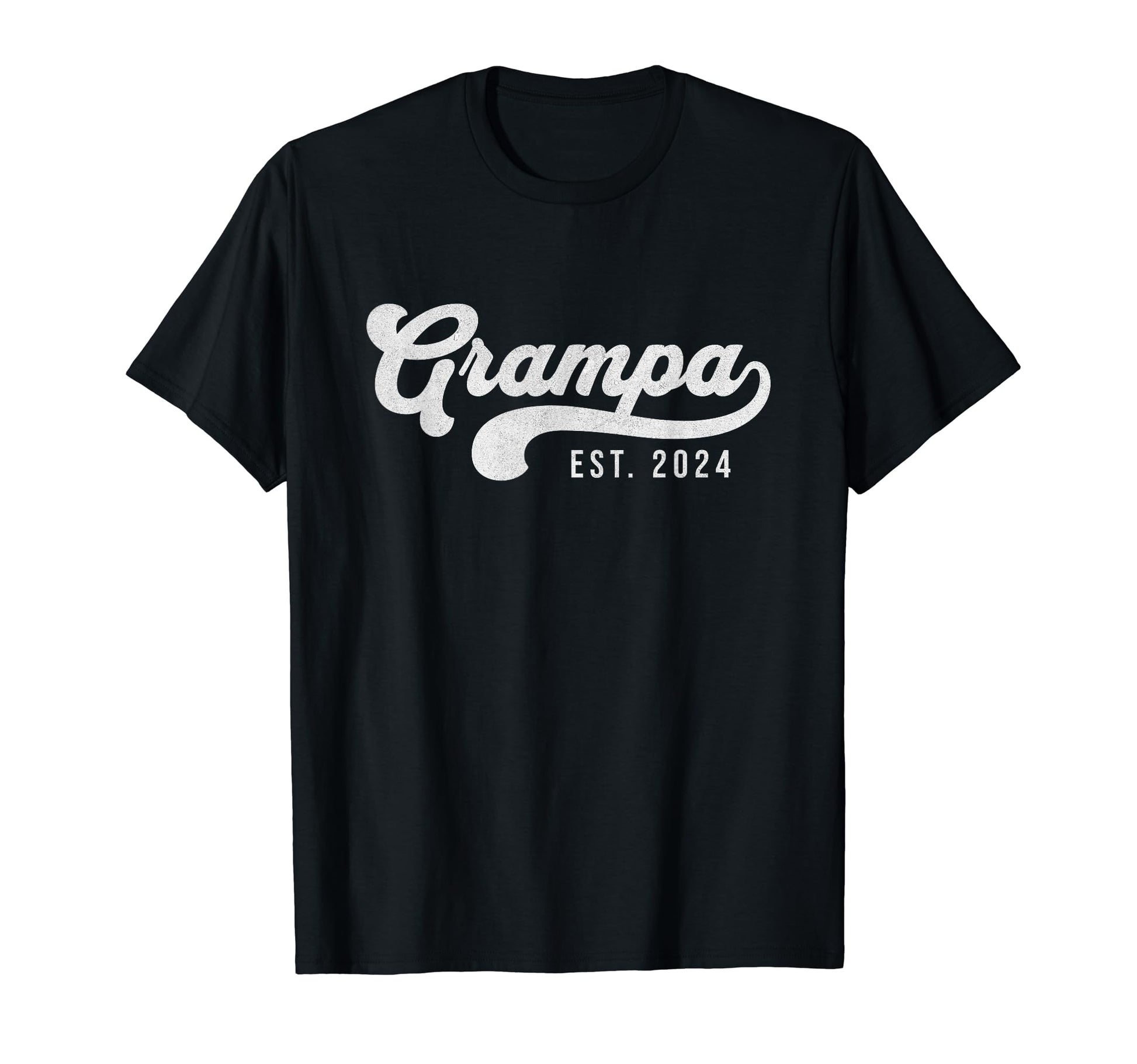 Grampa Est 2024 New Grandpa Promoted To T-Shirt - Novelty Apparel Unisex - T-Shirt, Sweatshirt, Hoodie