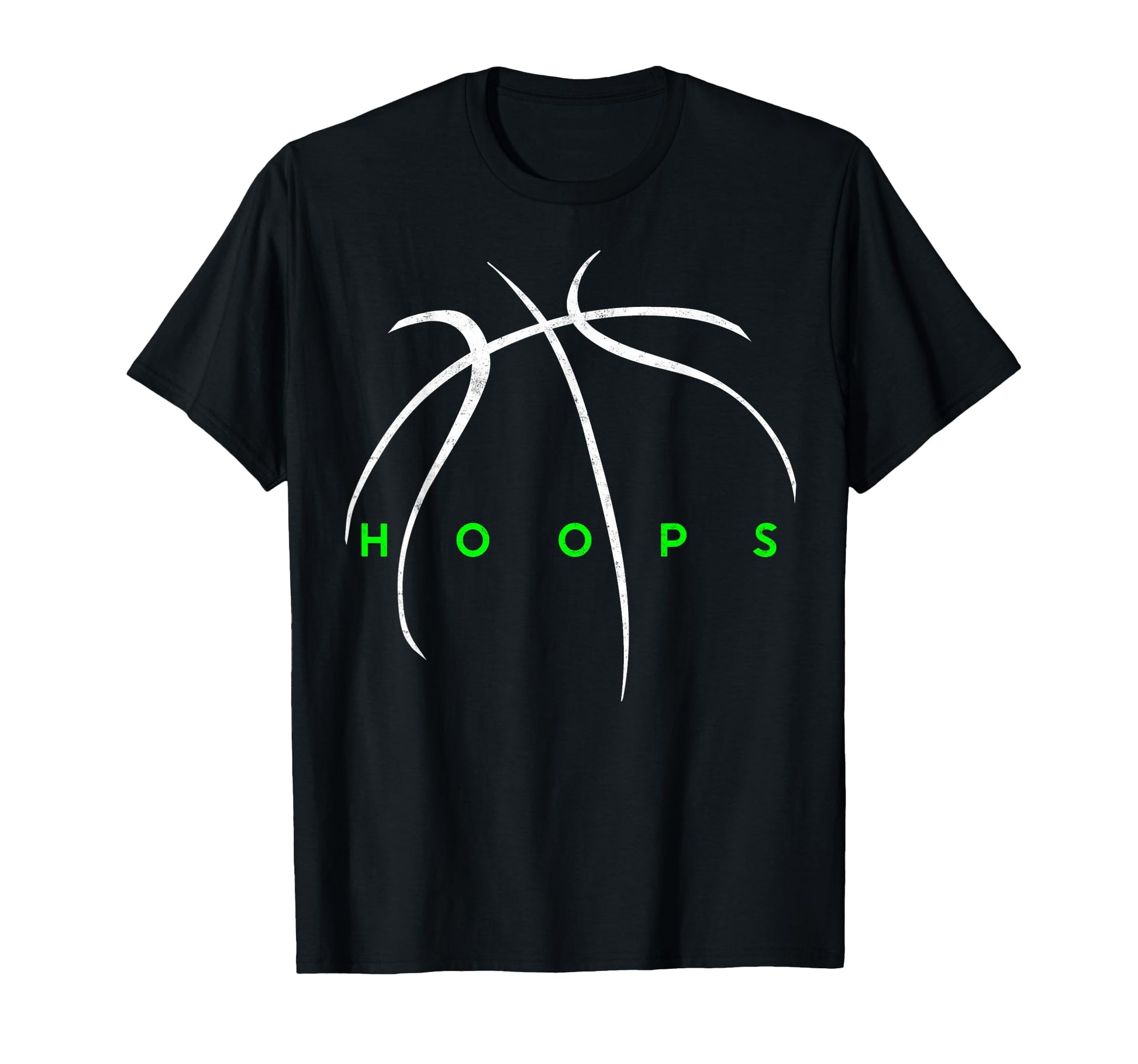 Hoops Basketball Ball Basketball Playee T-Shirt - Unique Graphic Unisex - T-Shirt, Sweatshirt, Hoodie