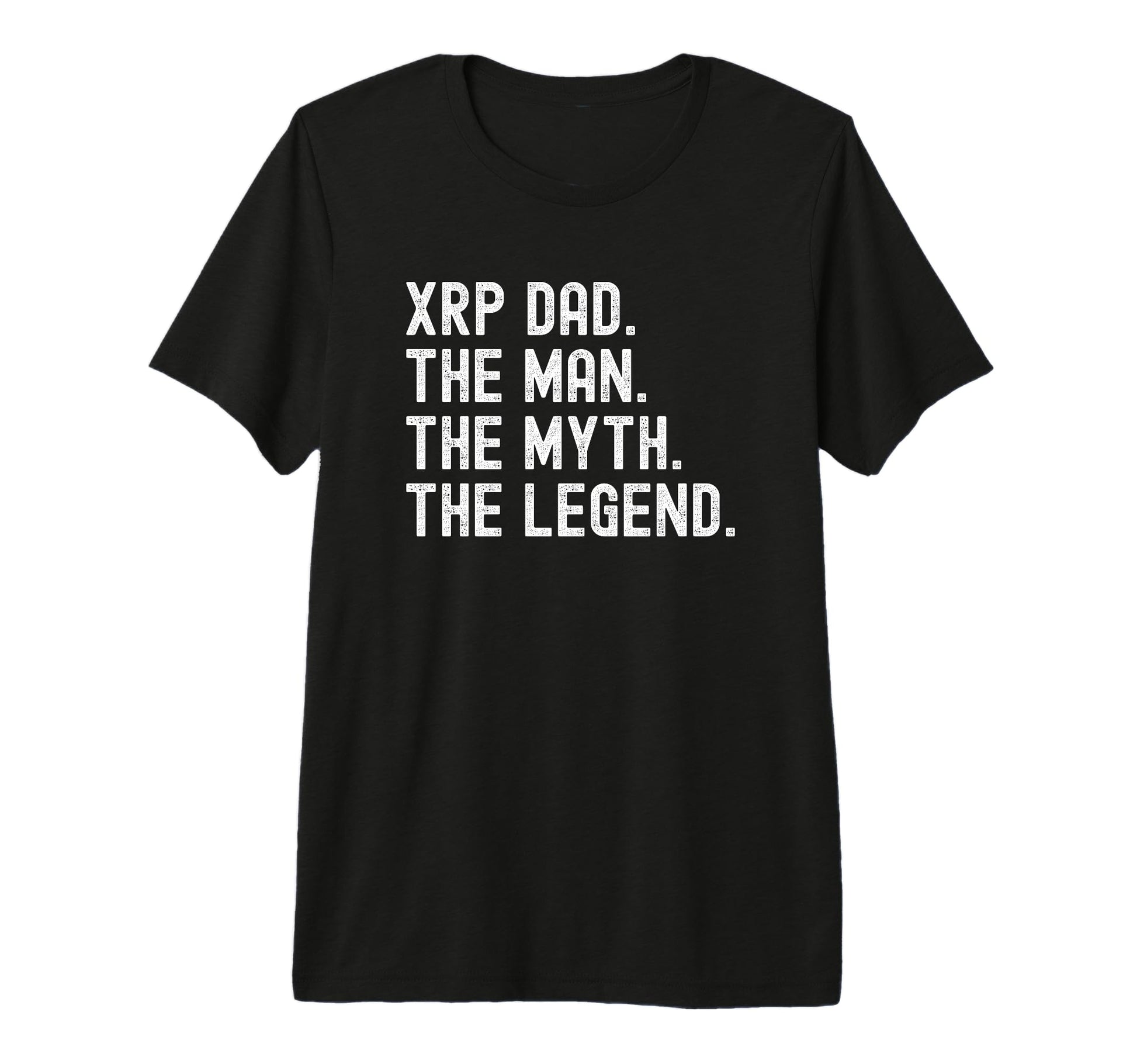 Mens Xrp Dad Myth Legend Crypto Tri Blend T-Shirt - Streetwear Style Unisex - T-Shirt, Sweatshirt, Hoodie