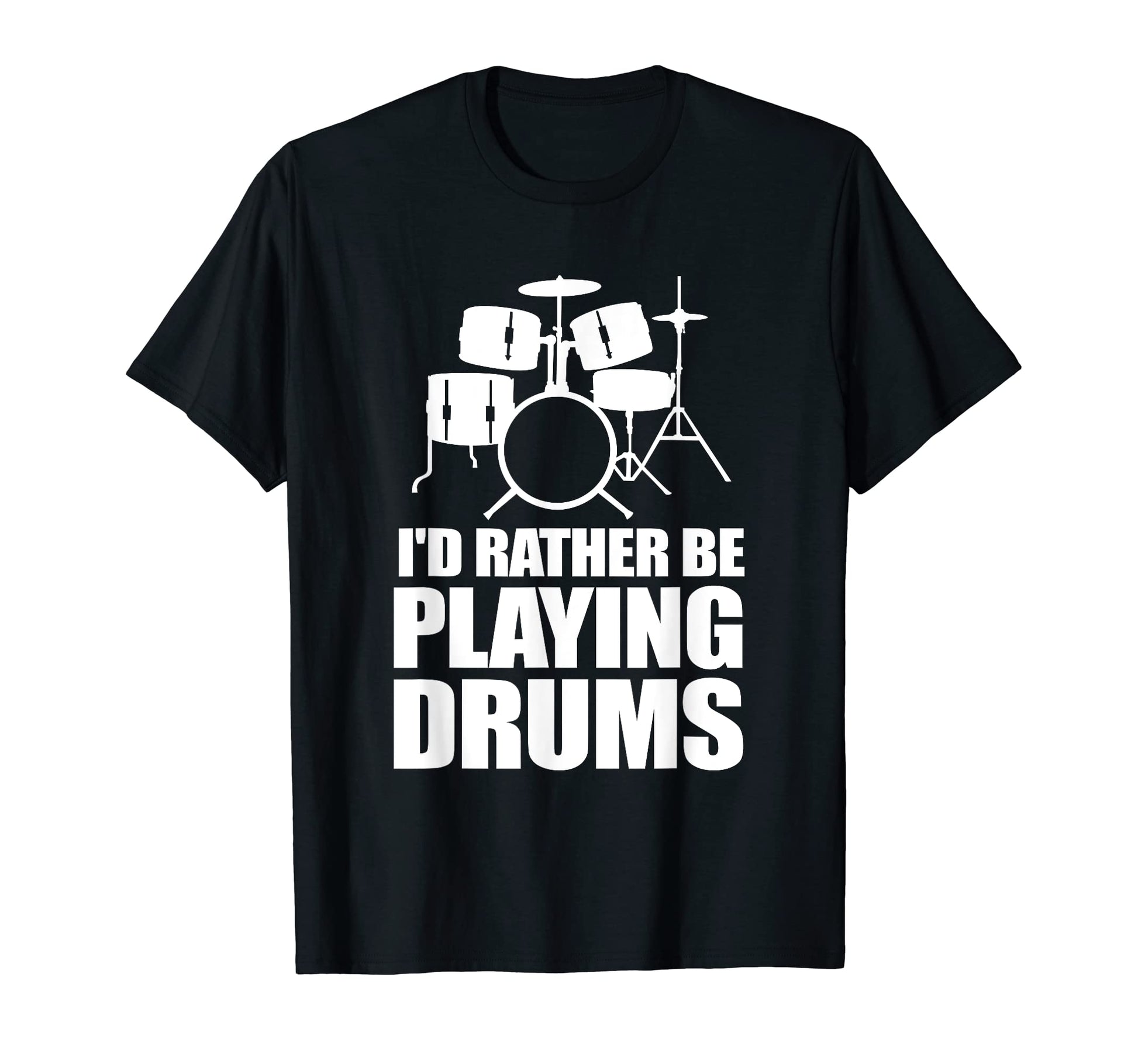 Drummer Musician Drum Player T-Shirt - Minimalist Print Men Women - T-Shirt, Sweatshirt, Hoodie