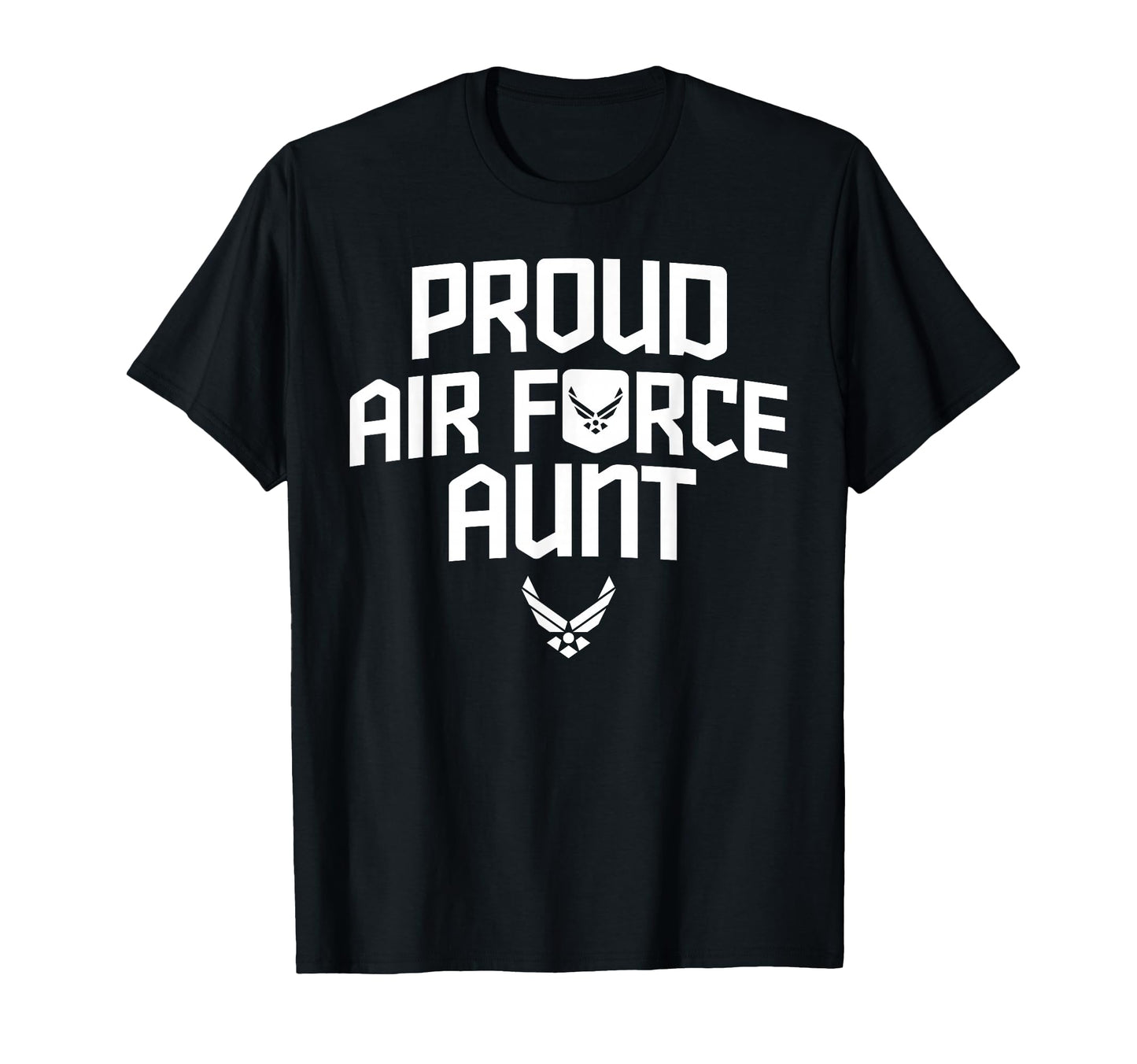 Proud Air Force Aunt Military Veteran T-Shirt - Novelty Apparel for Adults - T-Shirt, Sweatshirt, Hoodie