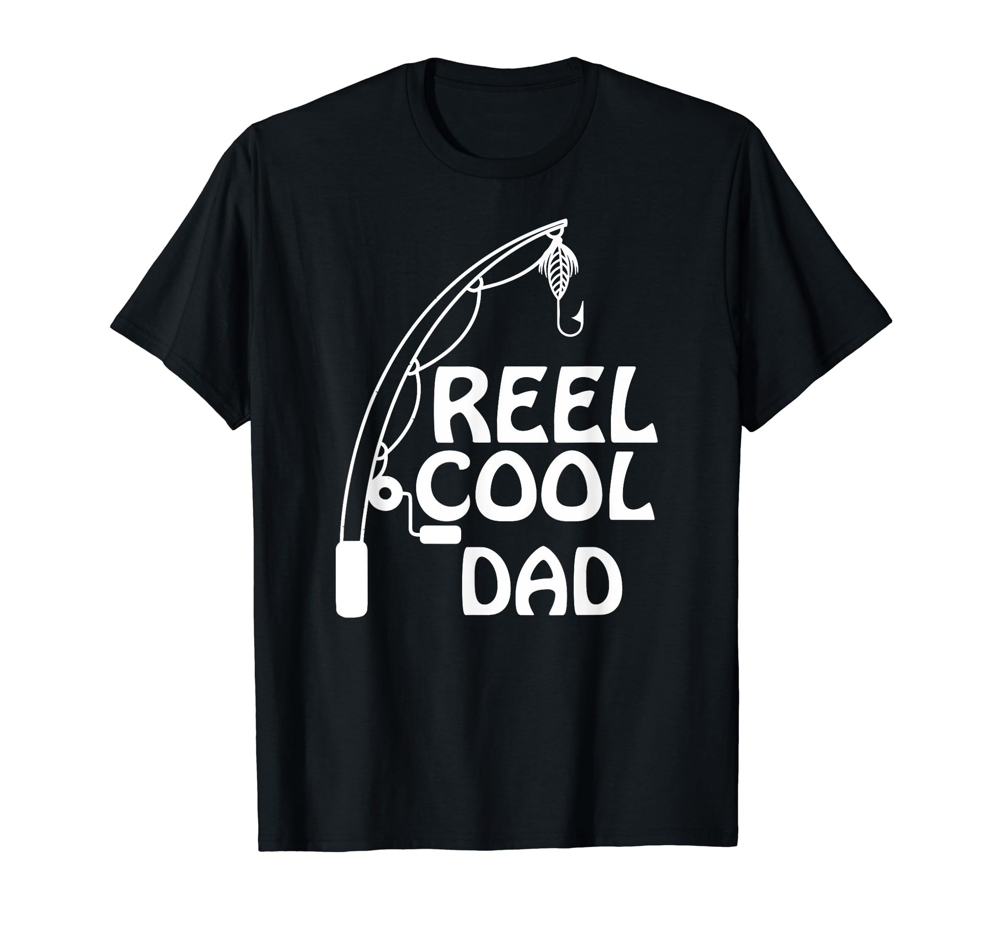 Reel Dad Fishing Daddy Fathers Day Gift T-Shirt - Aesthetic Graphic Unisex - T-Shirt, Sweatshirt, Hoodie