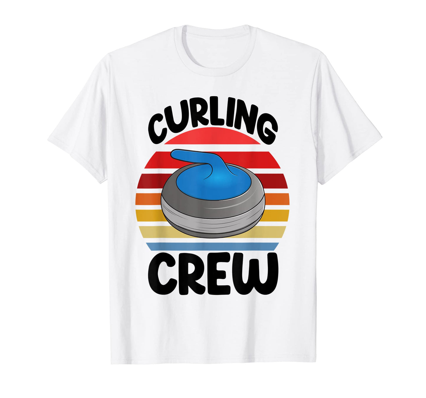 Curling Crew Gaming Funny World T-Shirt - Custom Art Print for Adults - T-Shirt, Sweatshirt, Hoodie
