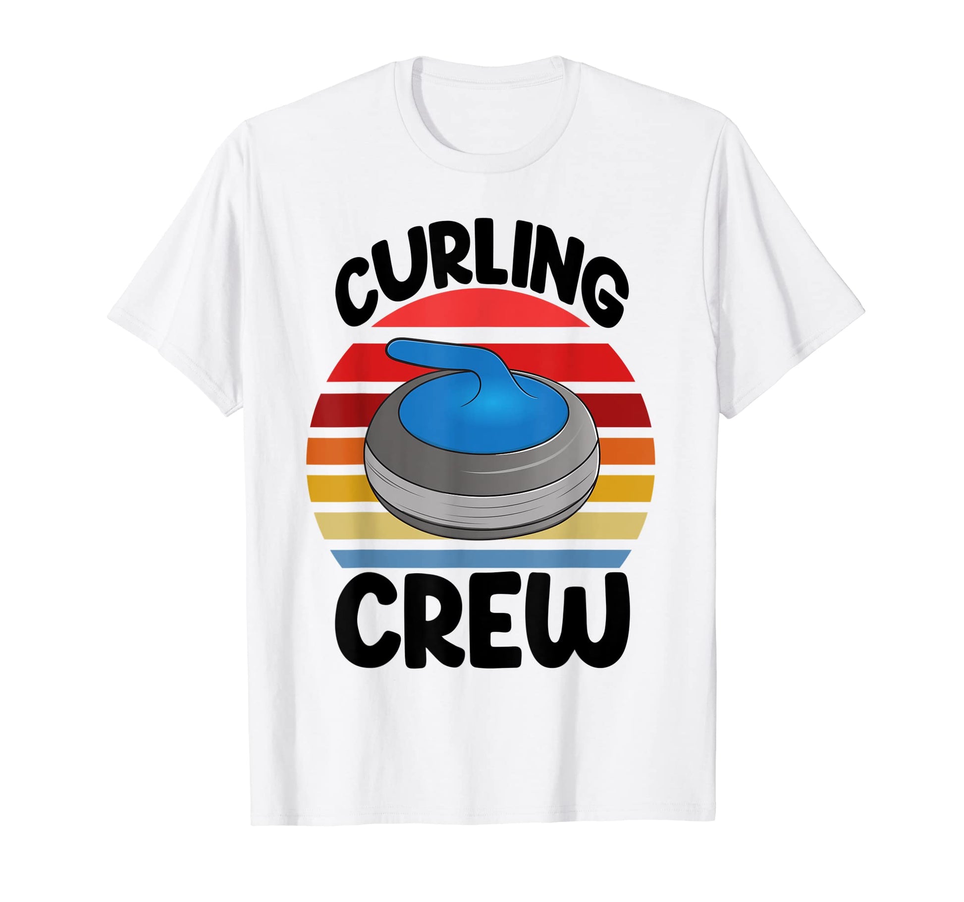 Curling Crew Gaming Funny World T-Shirt - Custom Art Print for Adults - T-Shirt, Sweatshirt, Hoodie