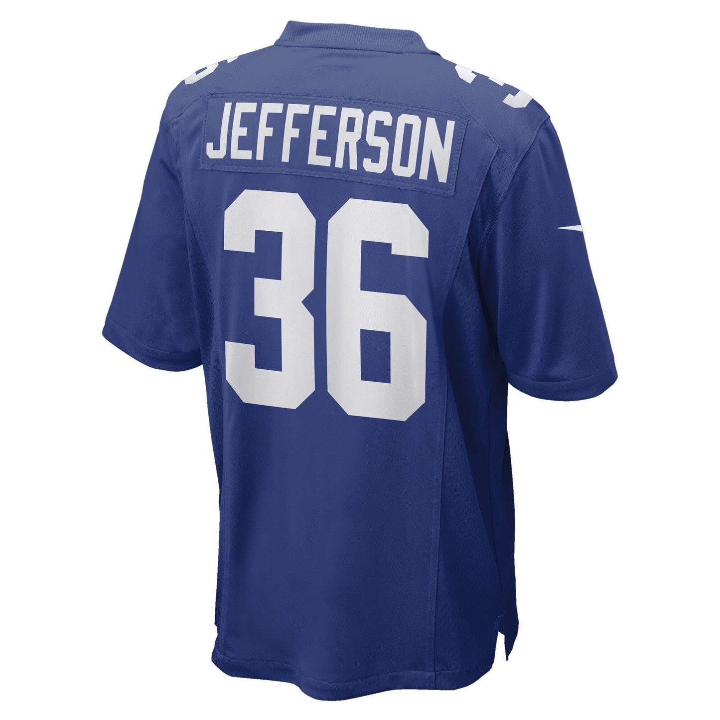 Tony Jefferson New York Giants Game Jersey - Royal football jersey product view 3